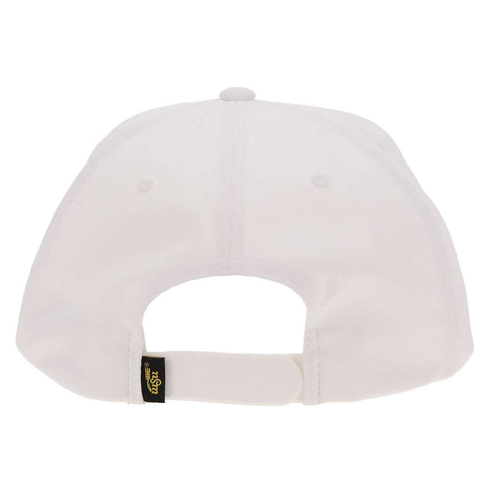 Hooey Collegiate Collection White WSU Shockers Flat Bill Cap - Image 1