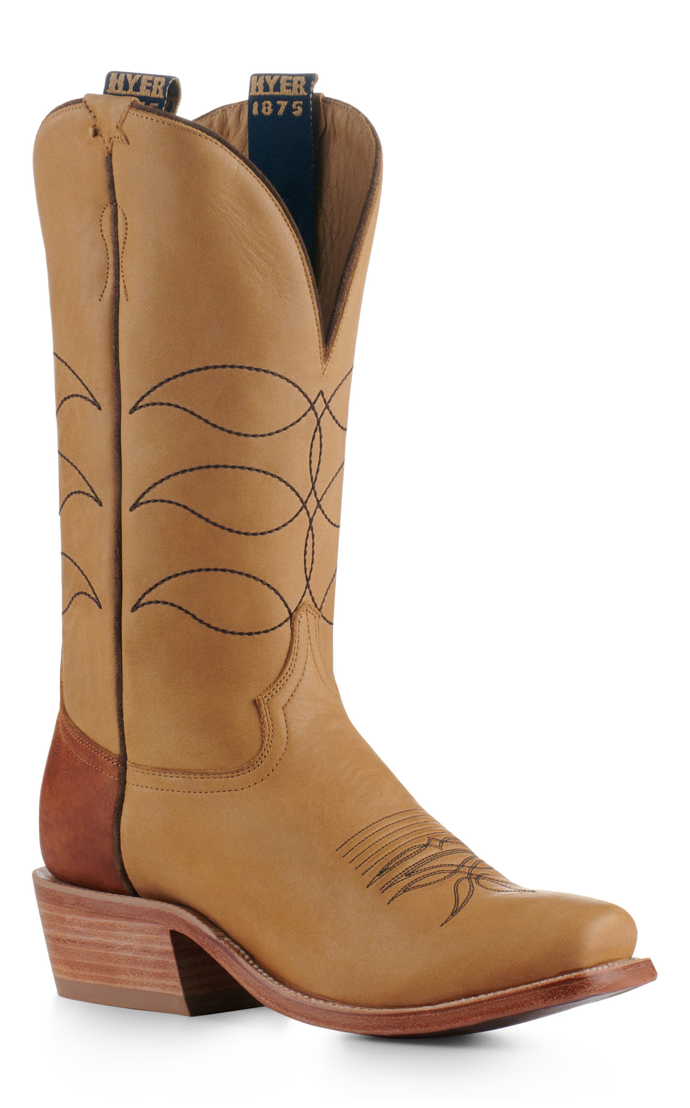 Hyer Men's Maize Sunrise Retan Punchy Square Toe Cowboy Boots - Image 1