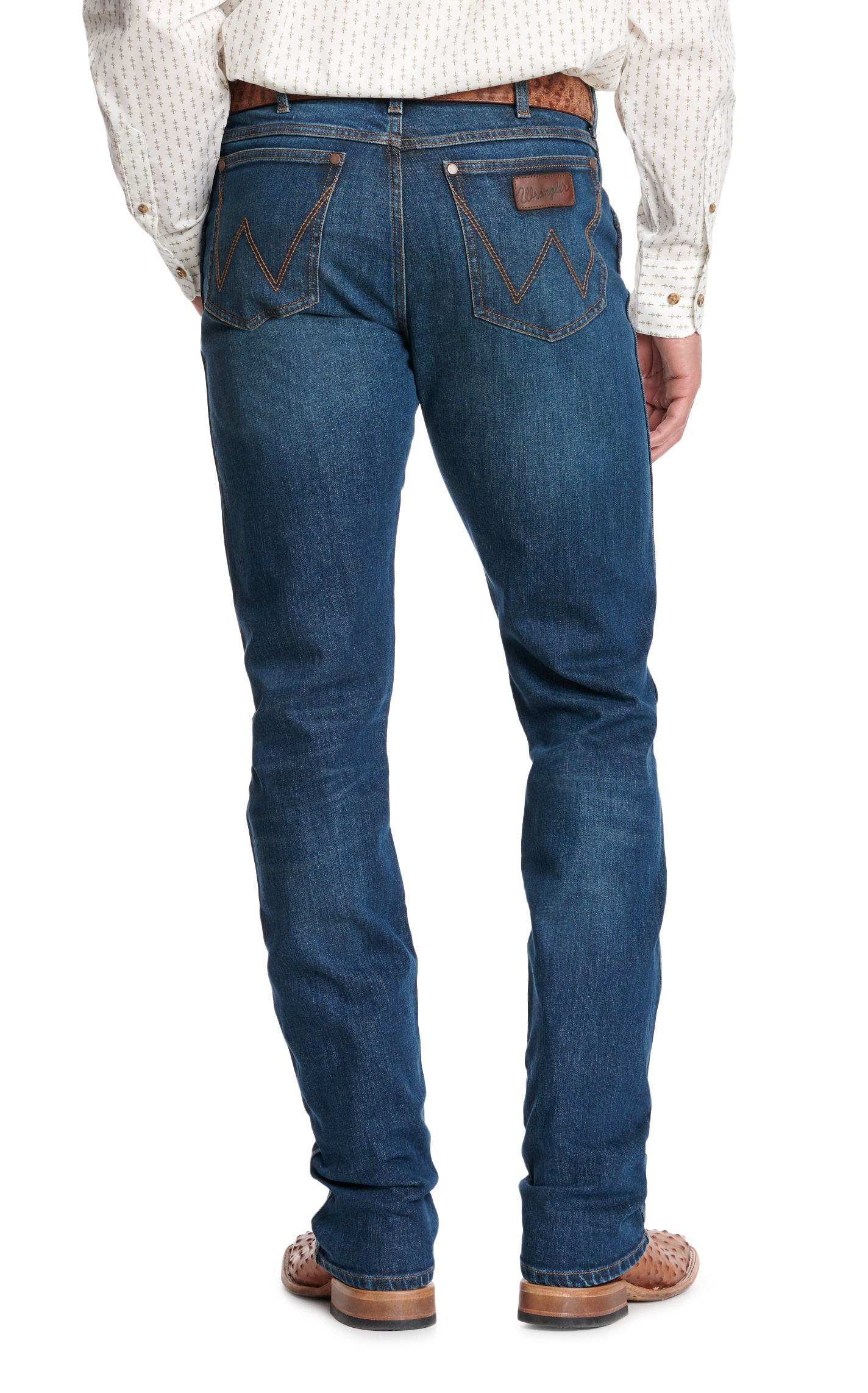 Wrangler Retro Men's Park City 88 Dark Wash Slim Straight Leg Jeans - Image 1