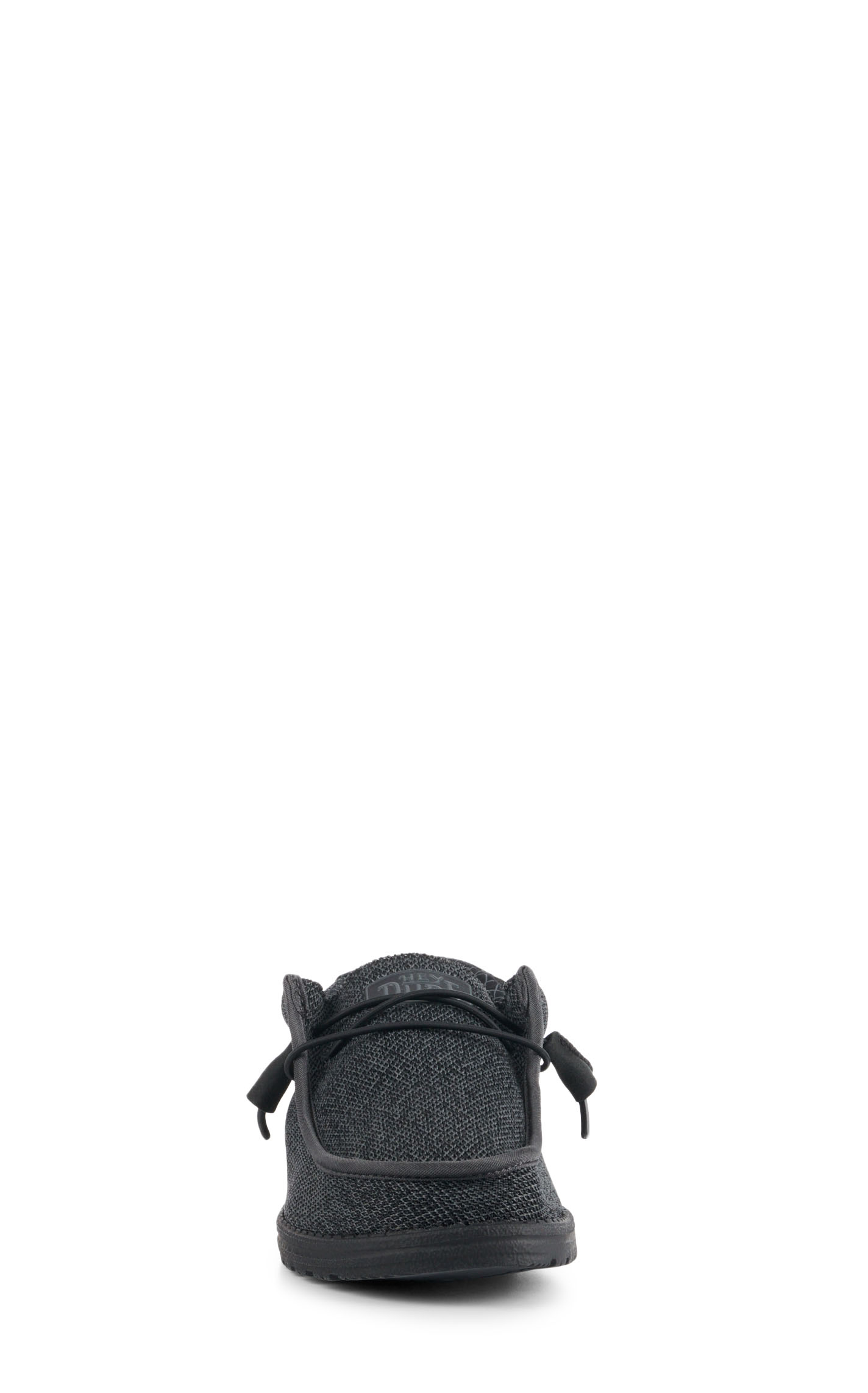 Hey Dude Men's Wally Sox Micro Black Lace Up Casual Shoes - Image 1