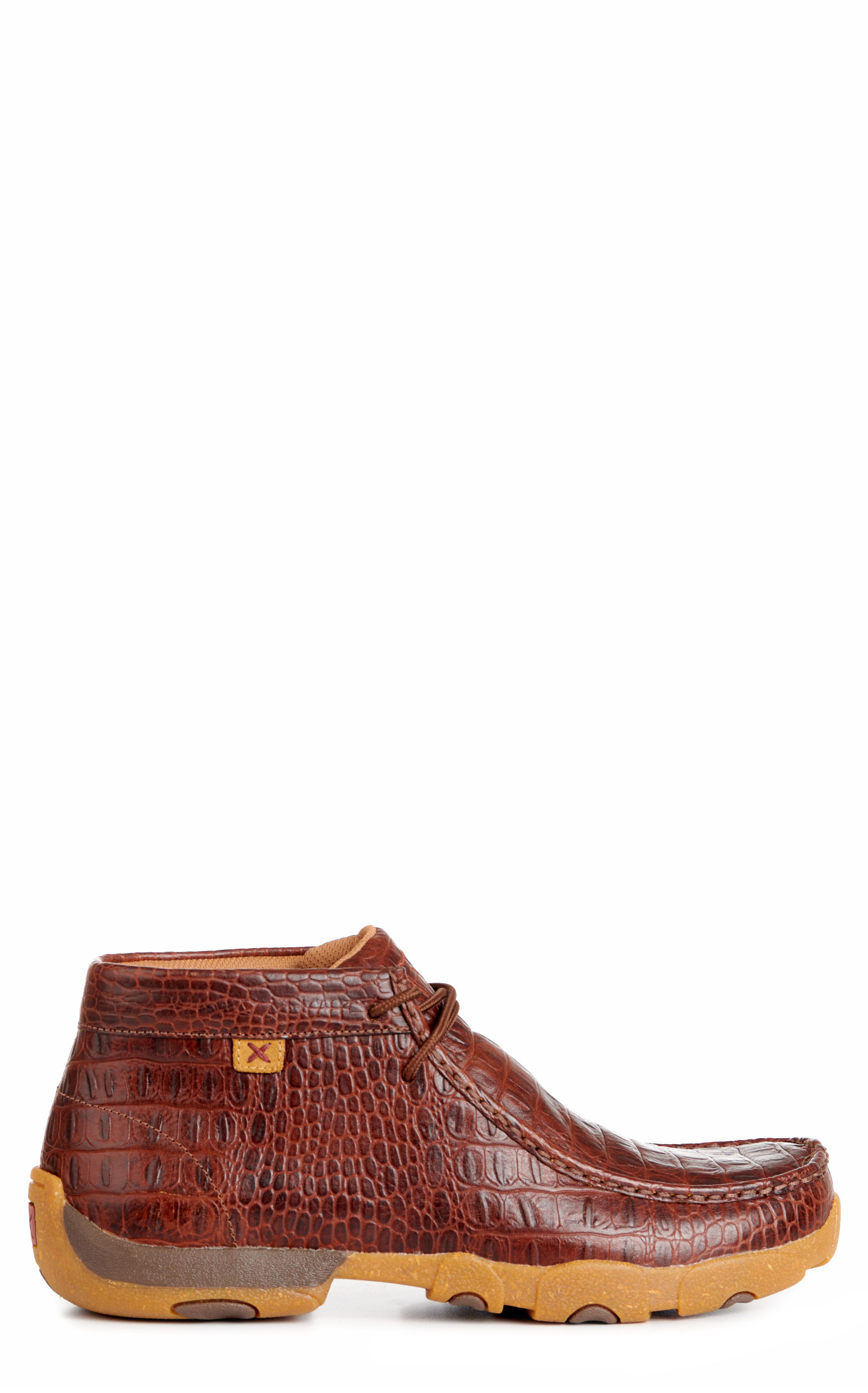 Twisted X Men's Ginger Caiman Print Moc Toe Chukka Casual Shoe - Image 1