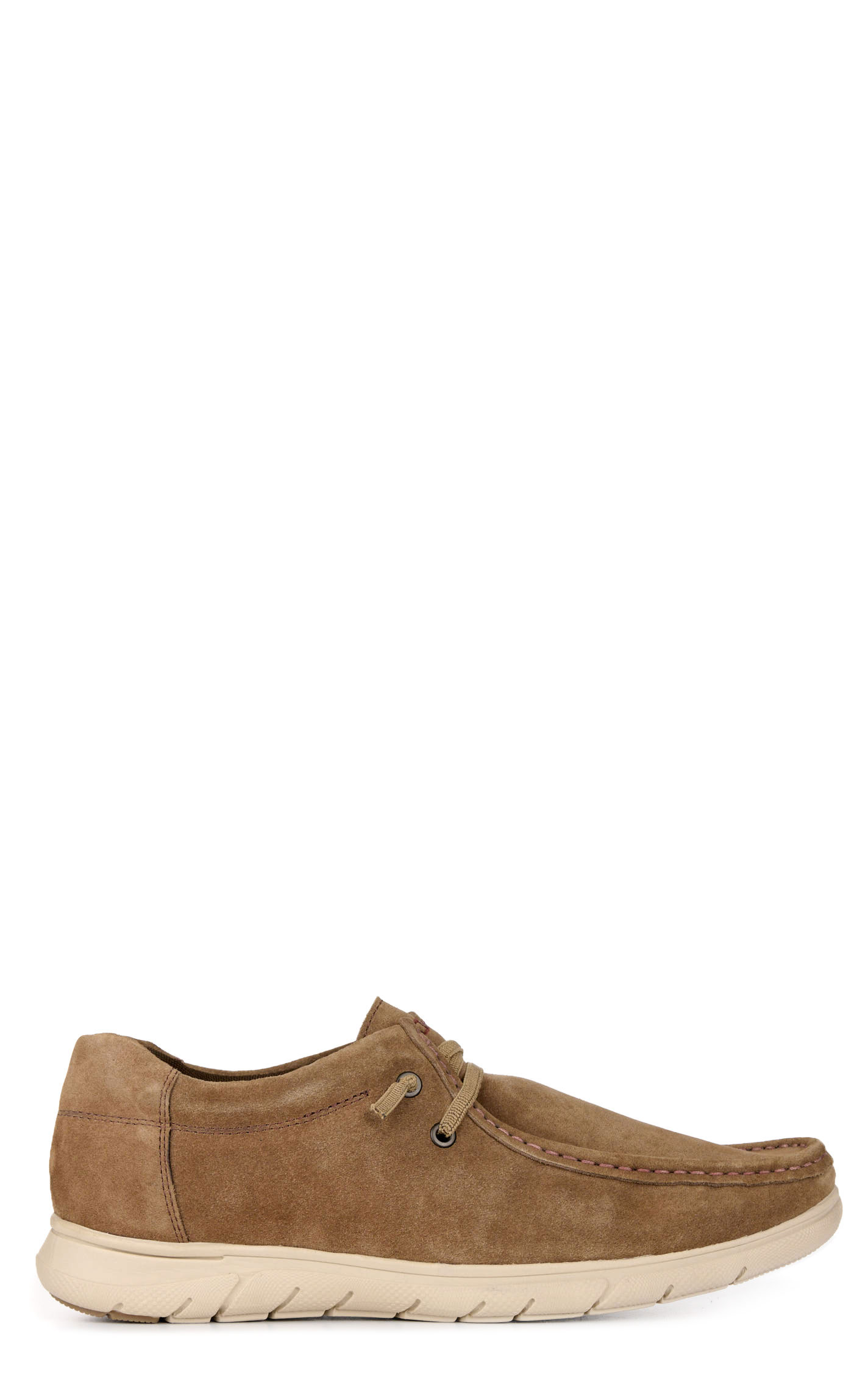 Roper Men's Cliff Brown Suede Moc Toe Casual Shoes - Image 1