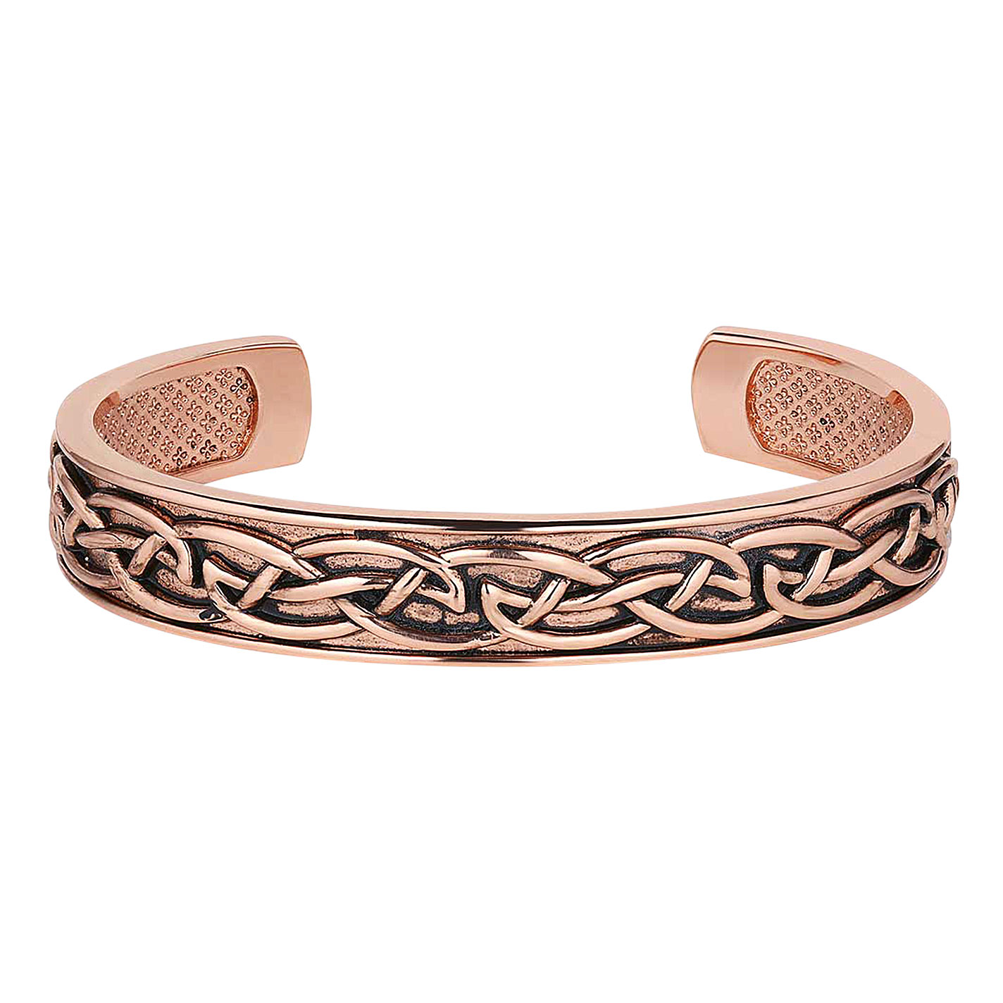 Montana Silversmiths Men's Shiny Copper Western Cathedral Rock Cuff Bracelet - Image 2