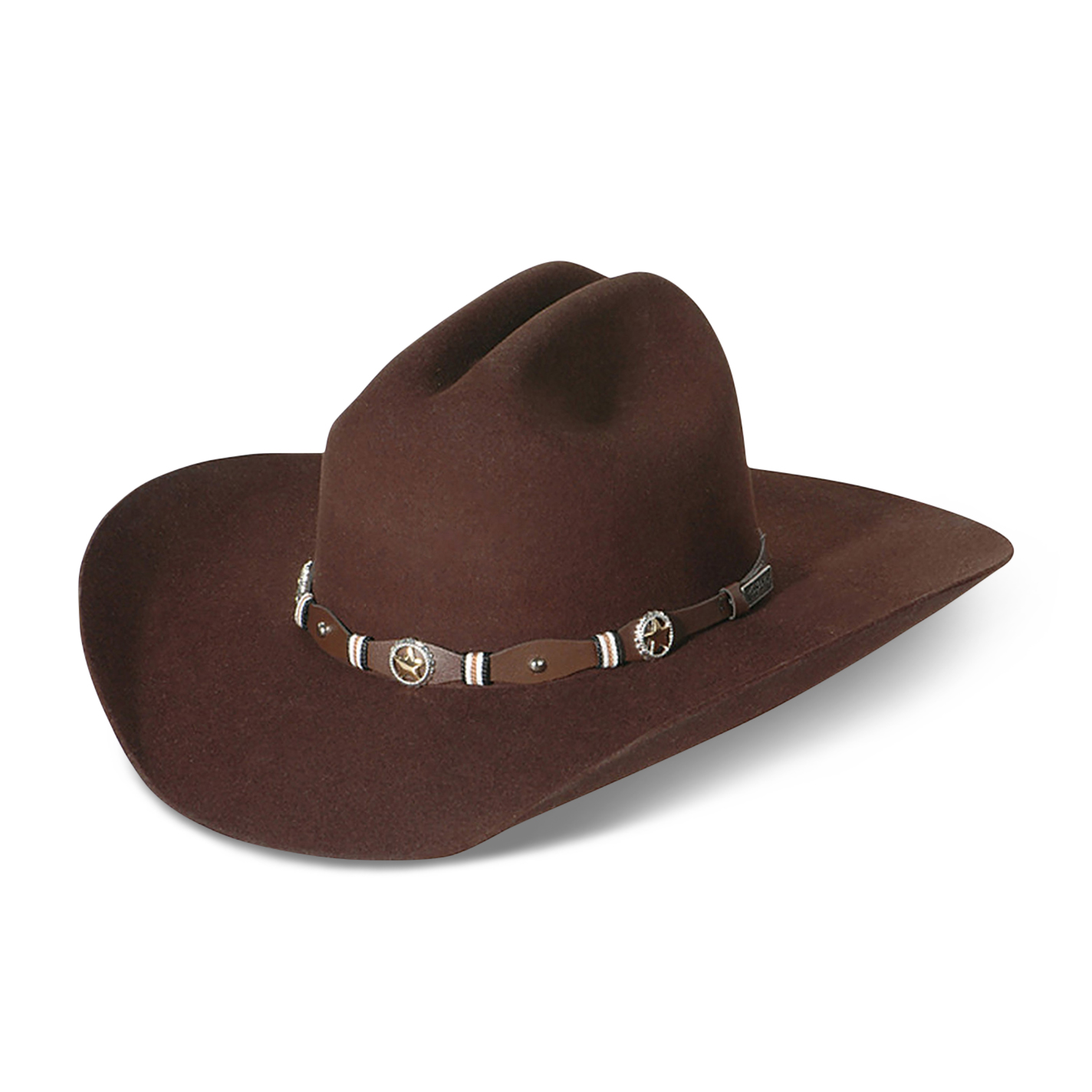 Cavender's 3X Oplin Chocolate Premium Wool Cowboy Hat - Image 1