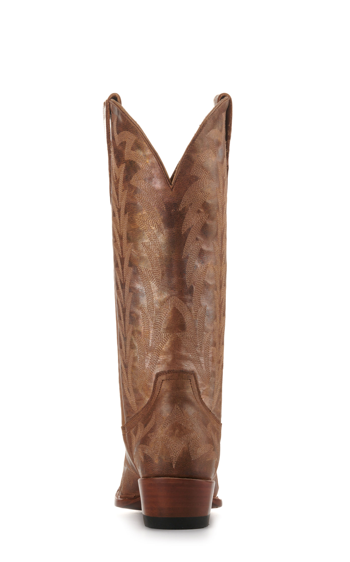 JRC & Sons Women’s McClain Petrol Metallic Leather Snip Toe Tall Cowboy Boots - Image 1