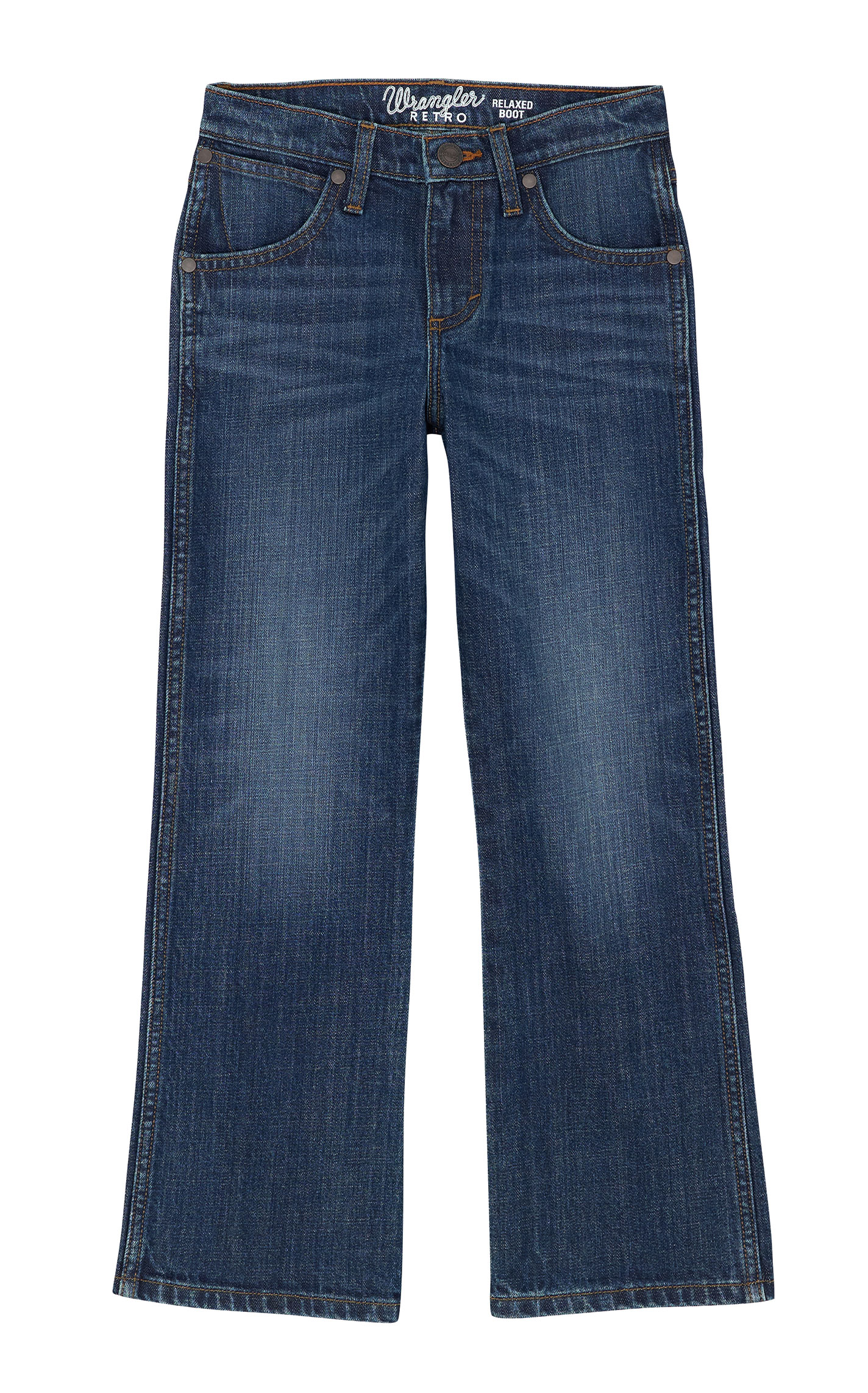 Wrangler Retro Boy's Jackson Hole Dark Wash Relax Fit Bootcut Jeans - Image 1