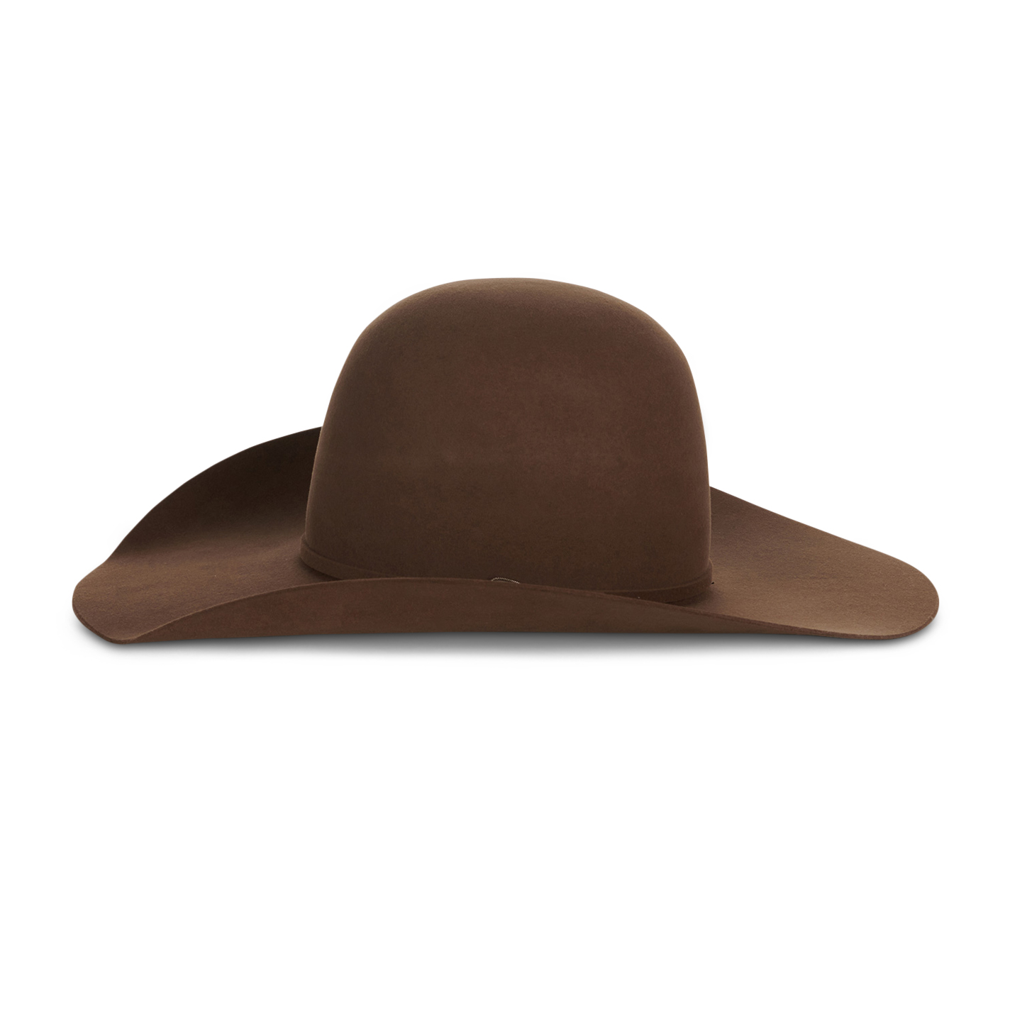 Rodeo King 10X Tan Open Crown Felt Cowboy Hat - Image 1
