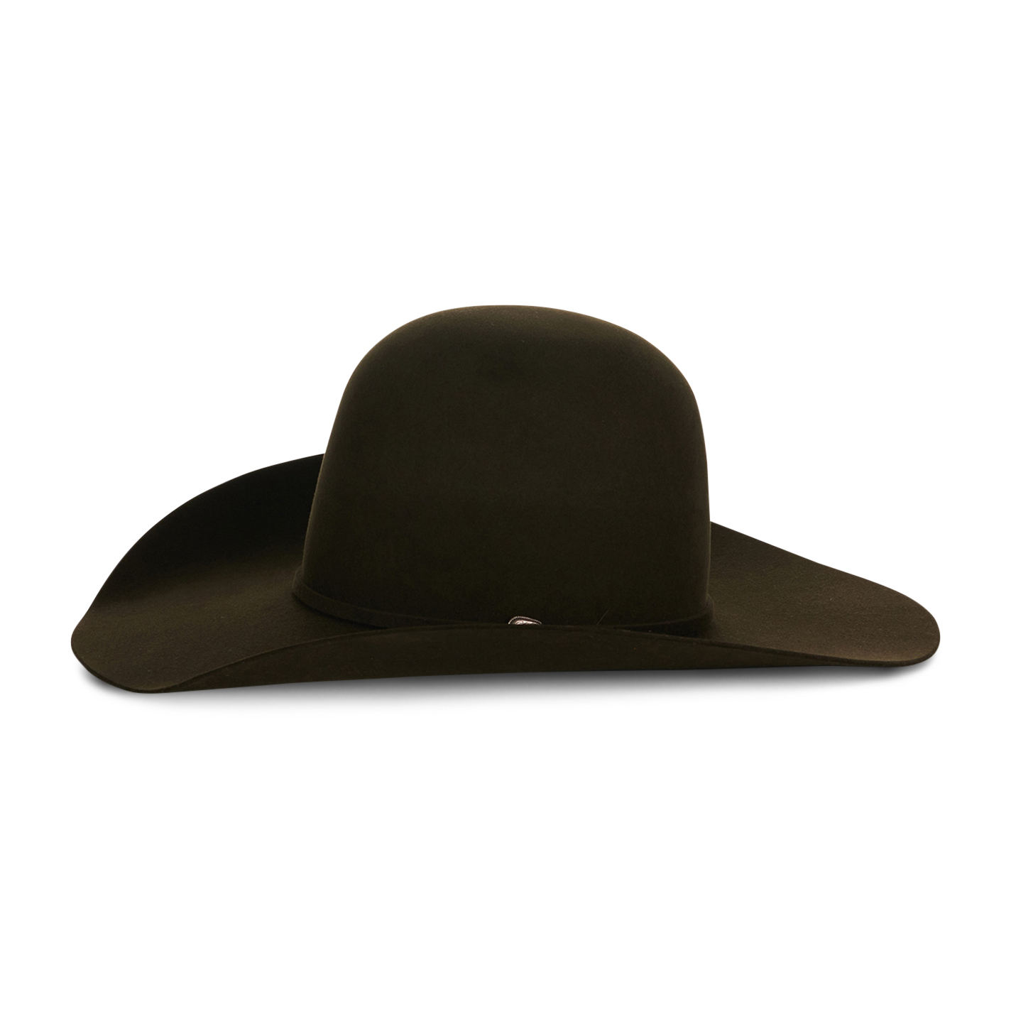 Rodeo King 10X Moss Green Open Crown Felt Cowboy Hat - Image 1