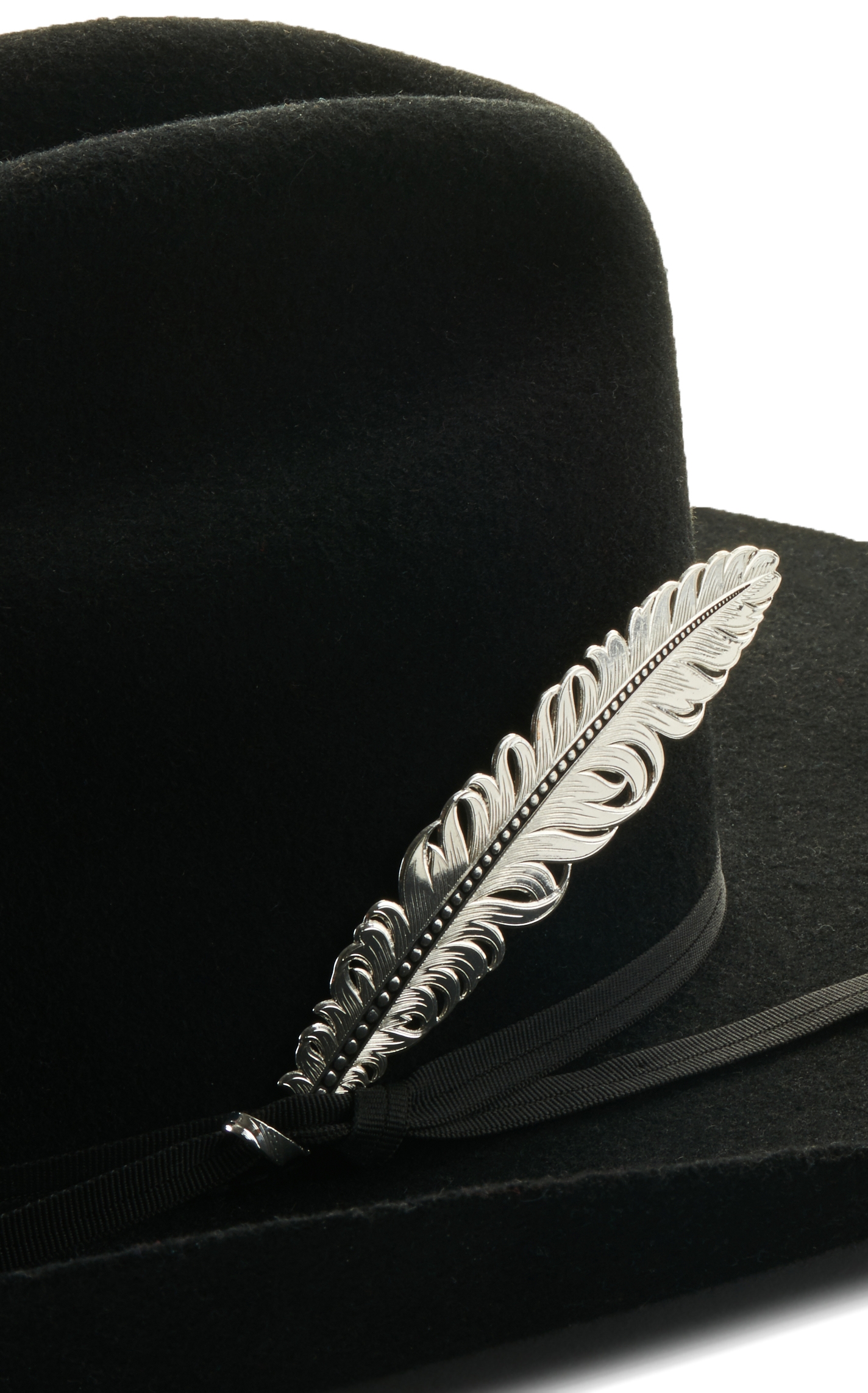 Montana Silversmiths Silver Hat Feather - Image 1