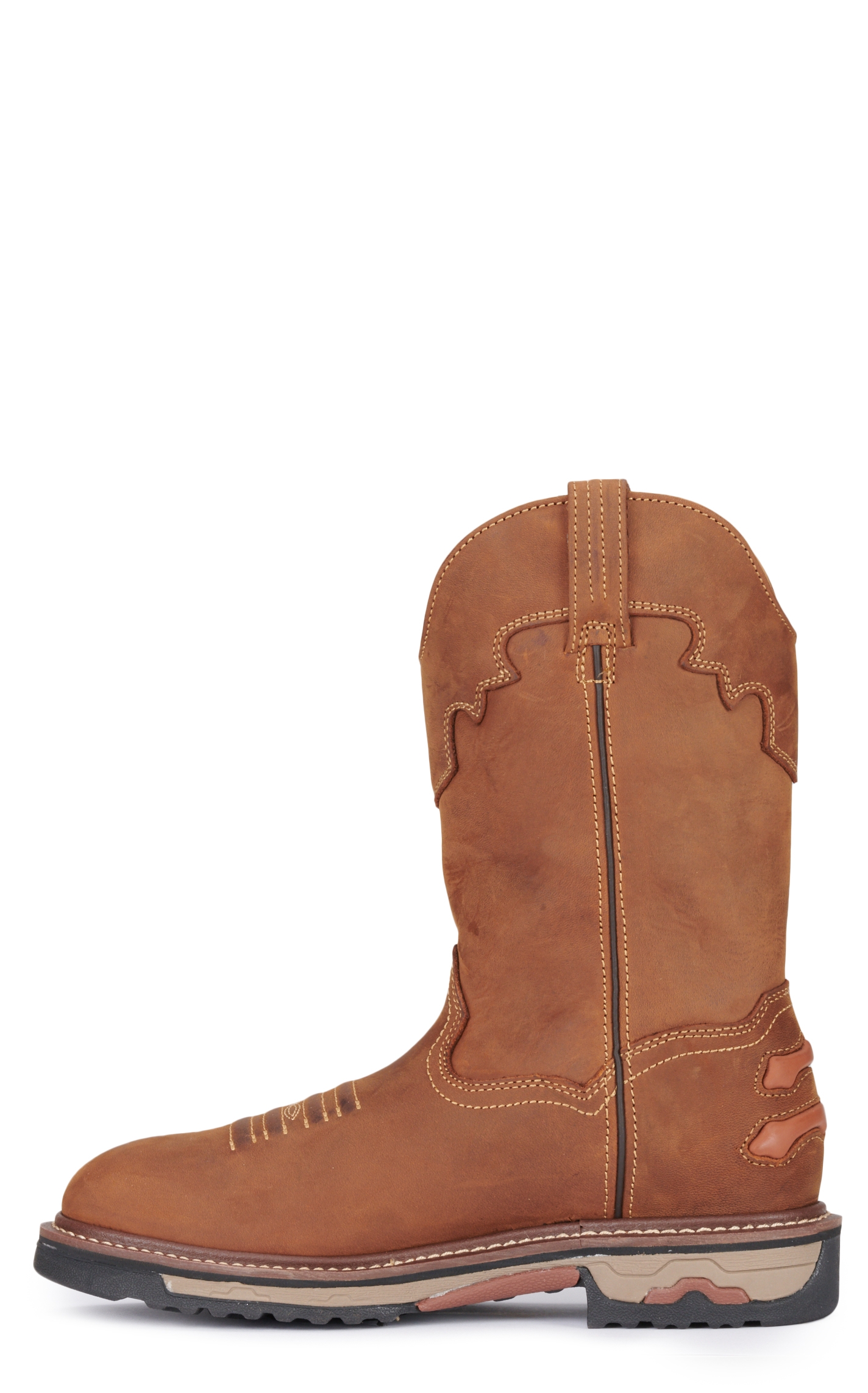 MEN 11IN  SADDLE TAN WP WD SQ TOE - Image 1