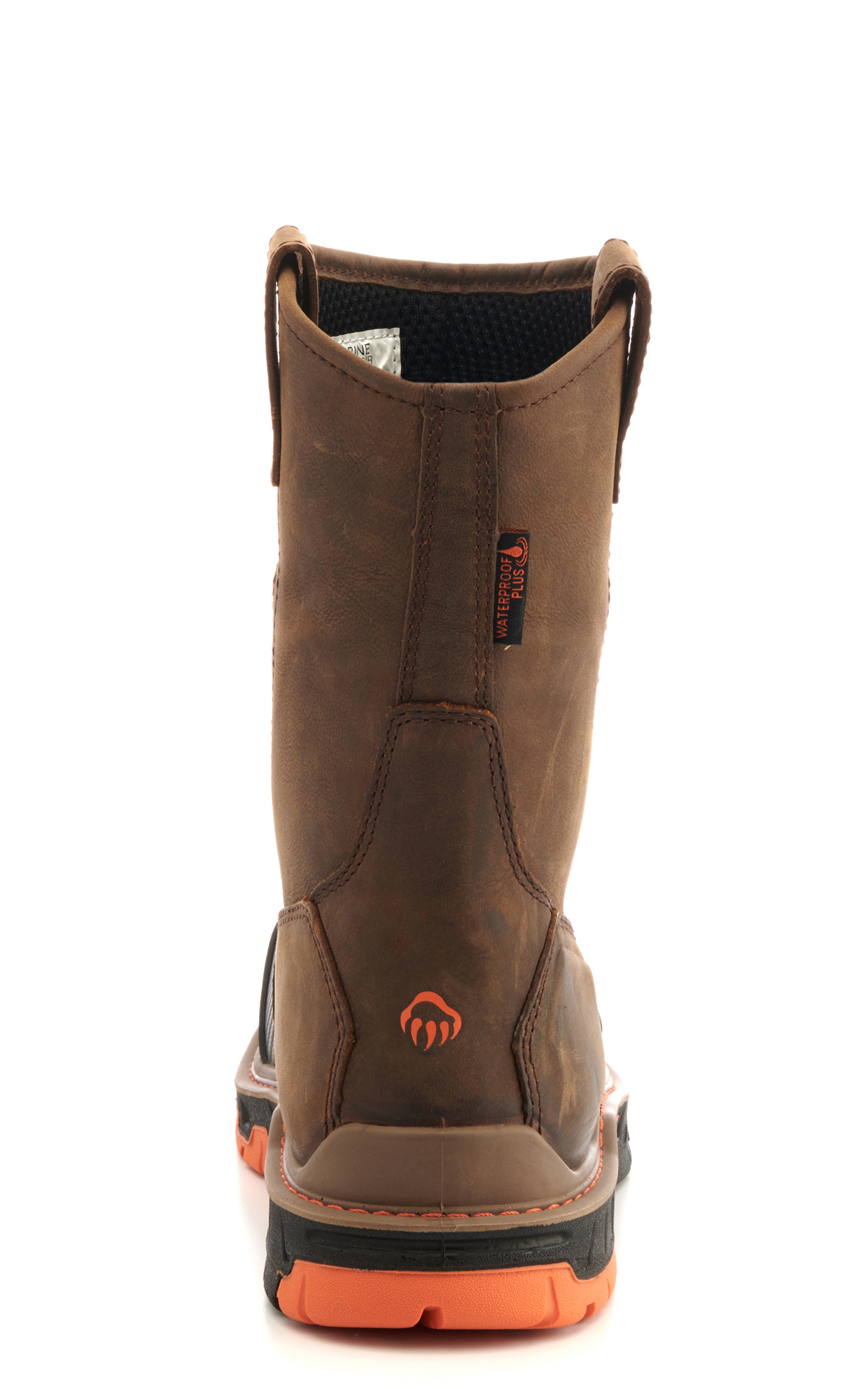 Wolverine Men's Overpass CarbonMax Coffee Brown CounterWelt Waterproof Round Composite Toe Wellington Work Boot - Image 1