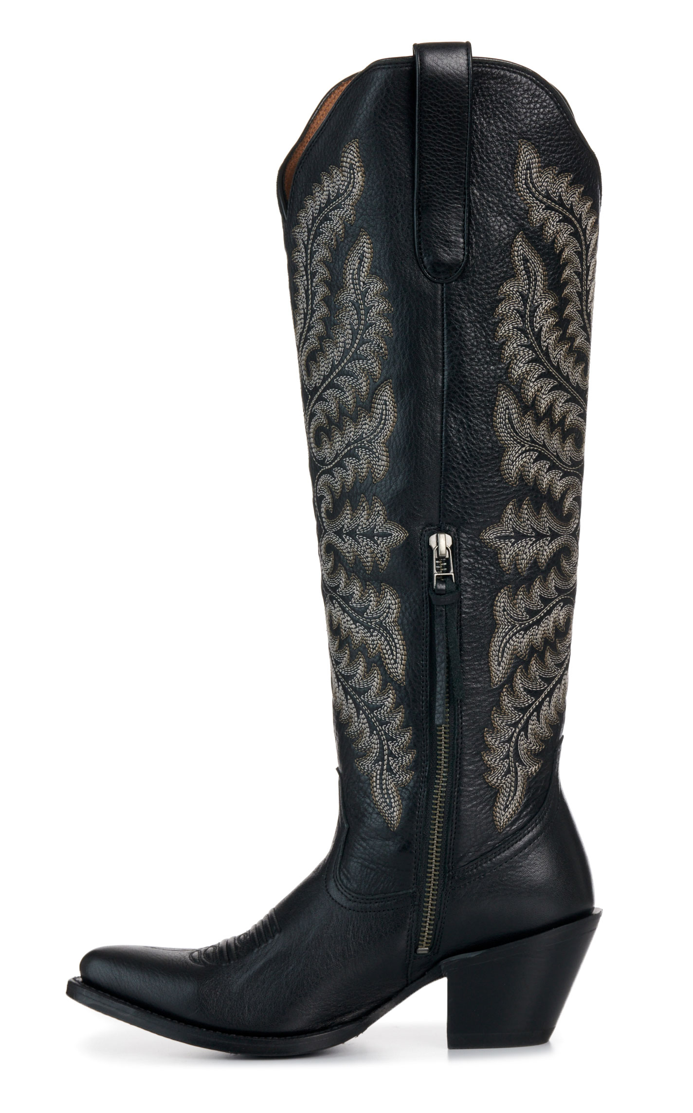 Ariat Women's Helena Black Deertan J Toe Tall Fashion Cowboy Boots  - Image 1