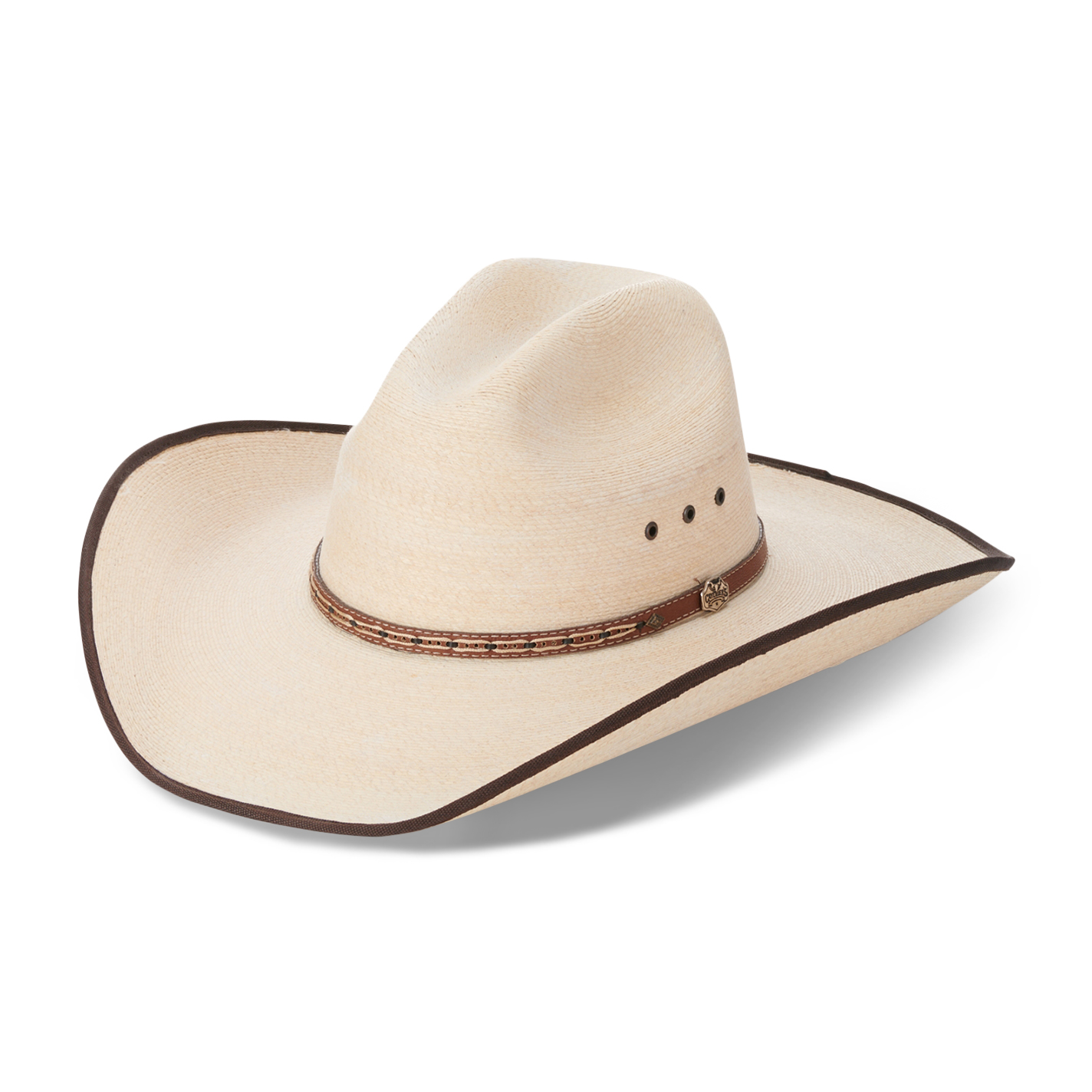 Cavender's Duke Natural Palm Leaf Cowboy Hat - Image 1