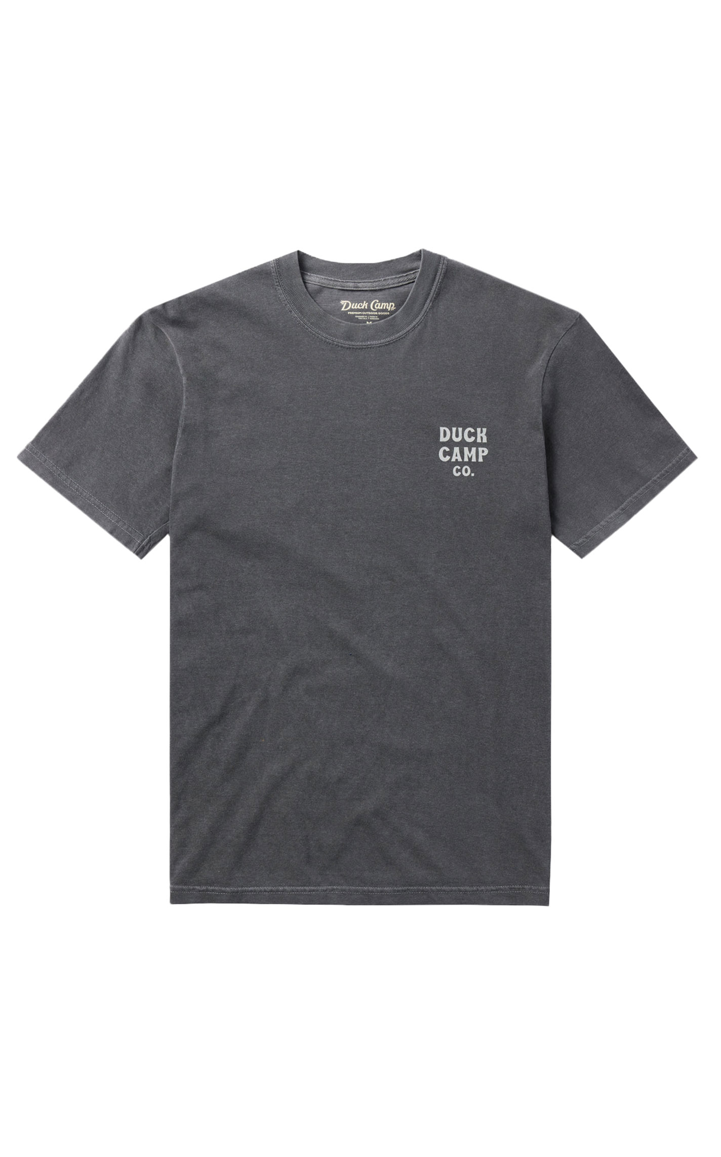 Duck Camp Men's Black Pepper Skip Work Logo T-Shirt - Image 1