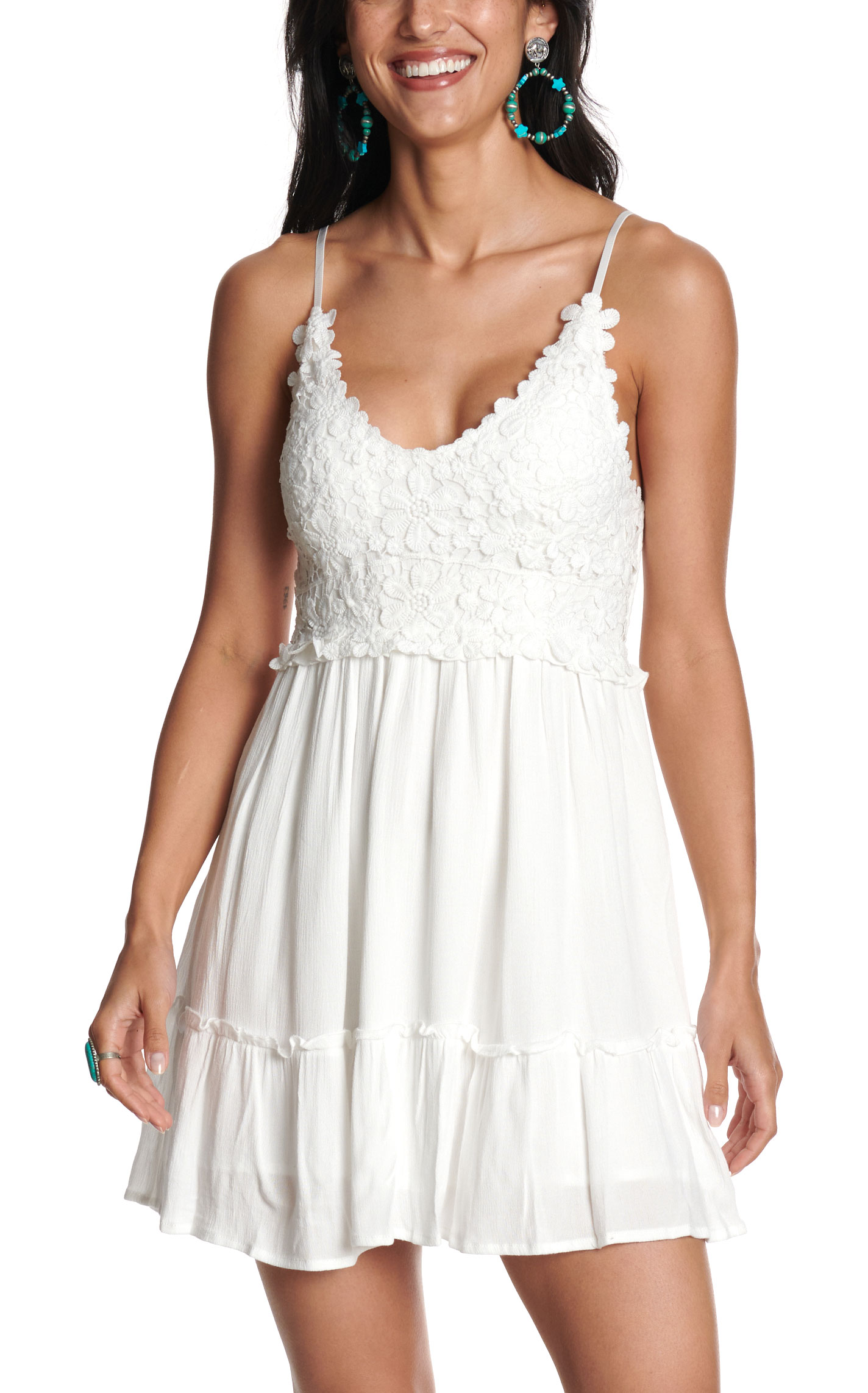Blue B Women's Off White Bralette Dress - Image 1