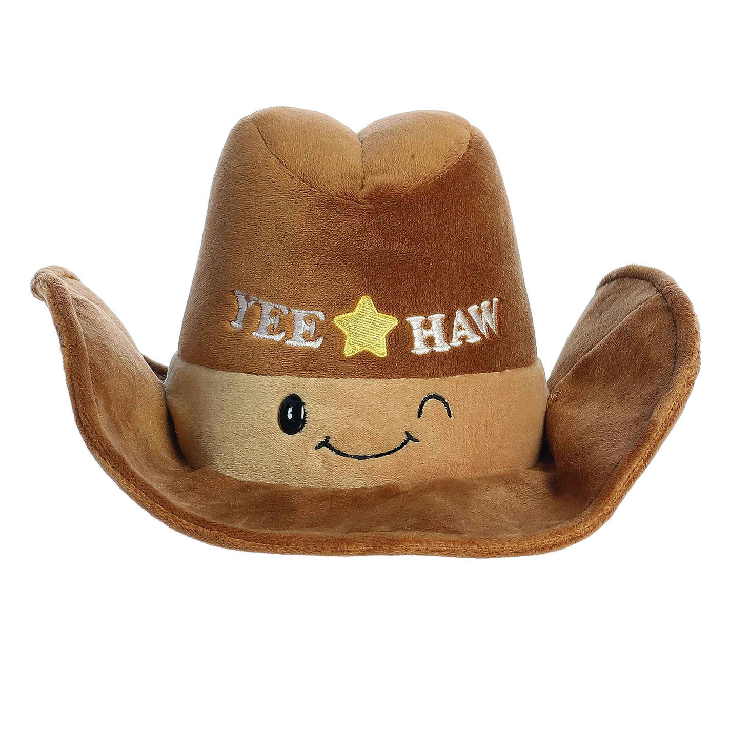 Aurora World Brown Yee Haw Cowboy Hat Stuffed Toy - Image 4