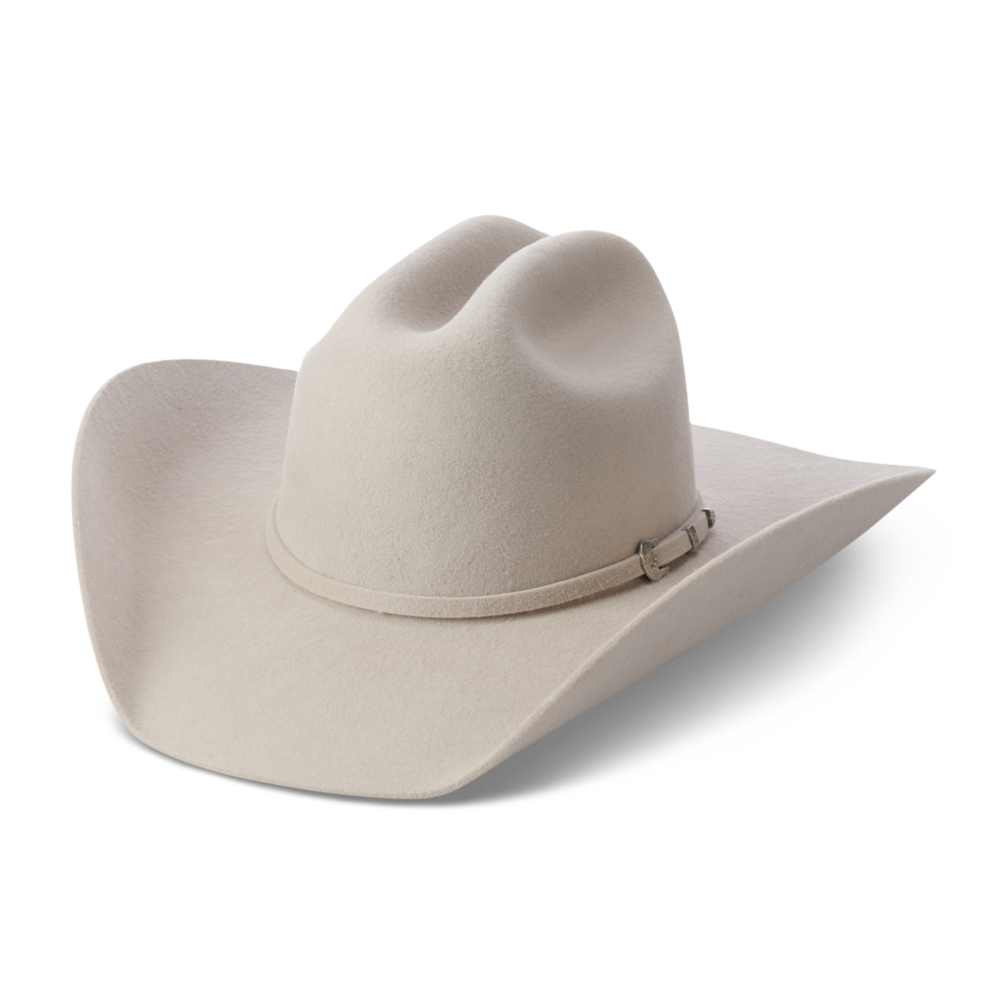 Twister Kids' Silver Belly Cattleman's Crown Wool Cowboy Hat - Image 1