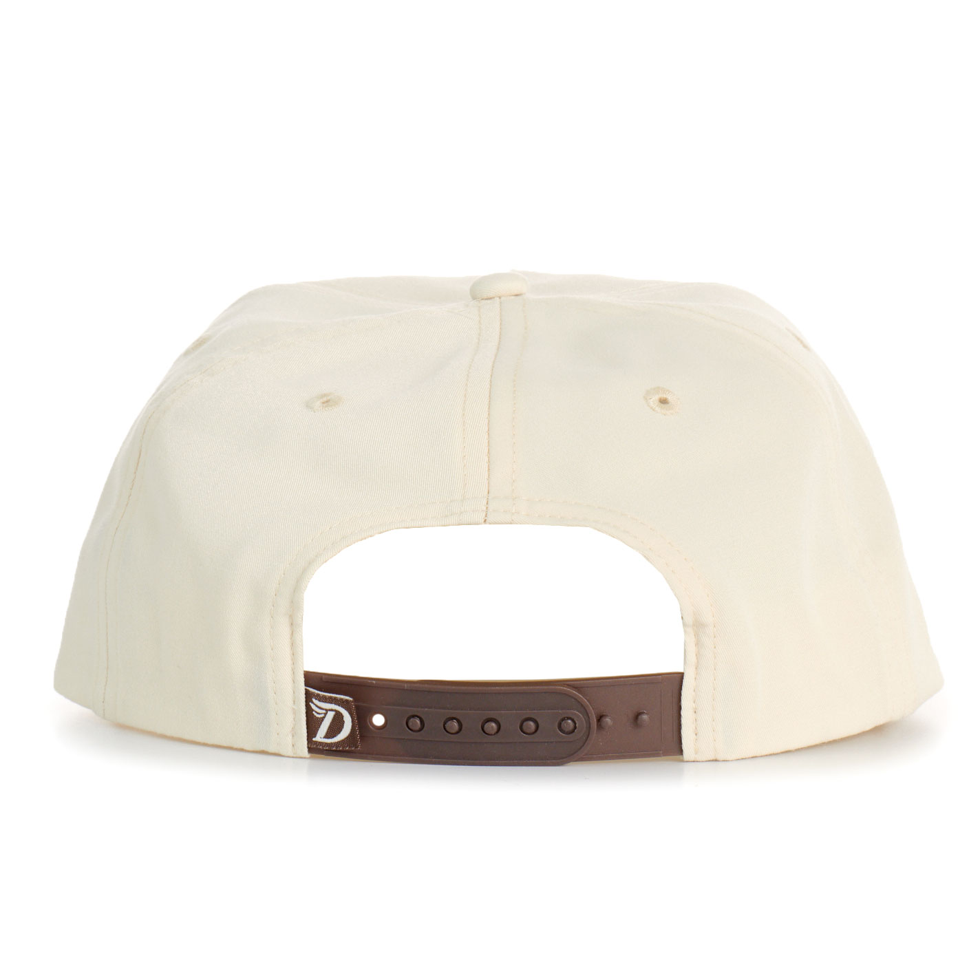 Duck Camp Ivory & Cinnamon Crawfish Embroidered Flat Bill Cap - Image 1