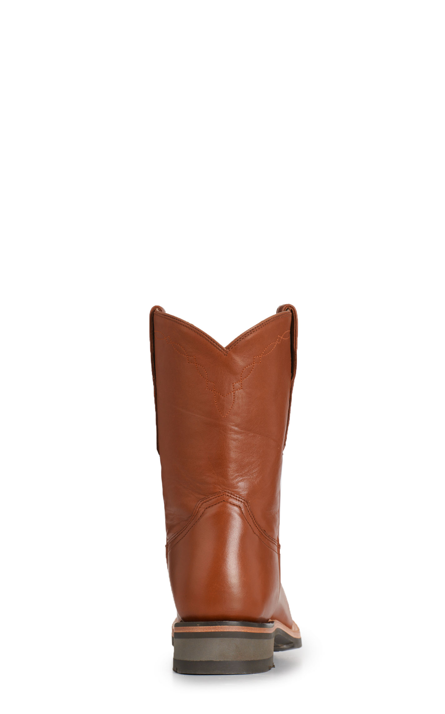 Lucchese Men's Cognac Cowhide Ranch Hand Roper Boots - Image 1