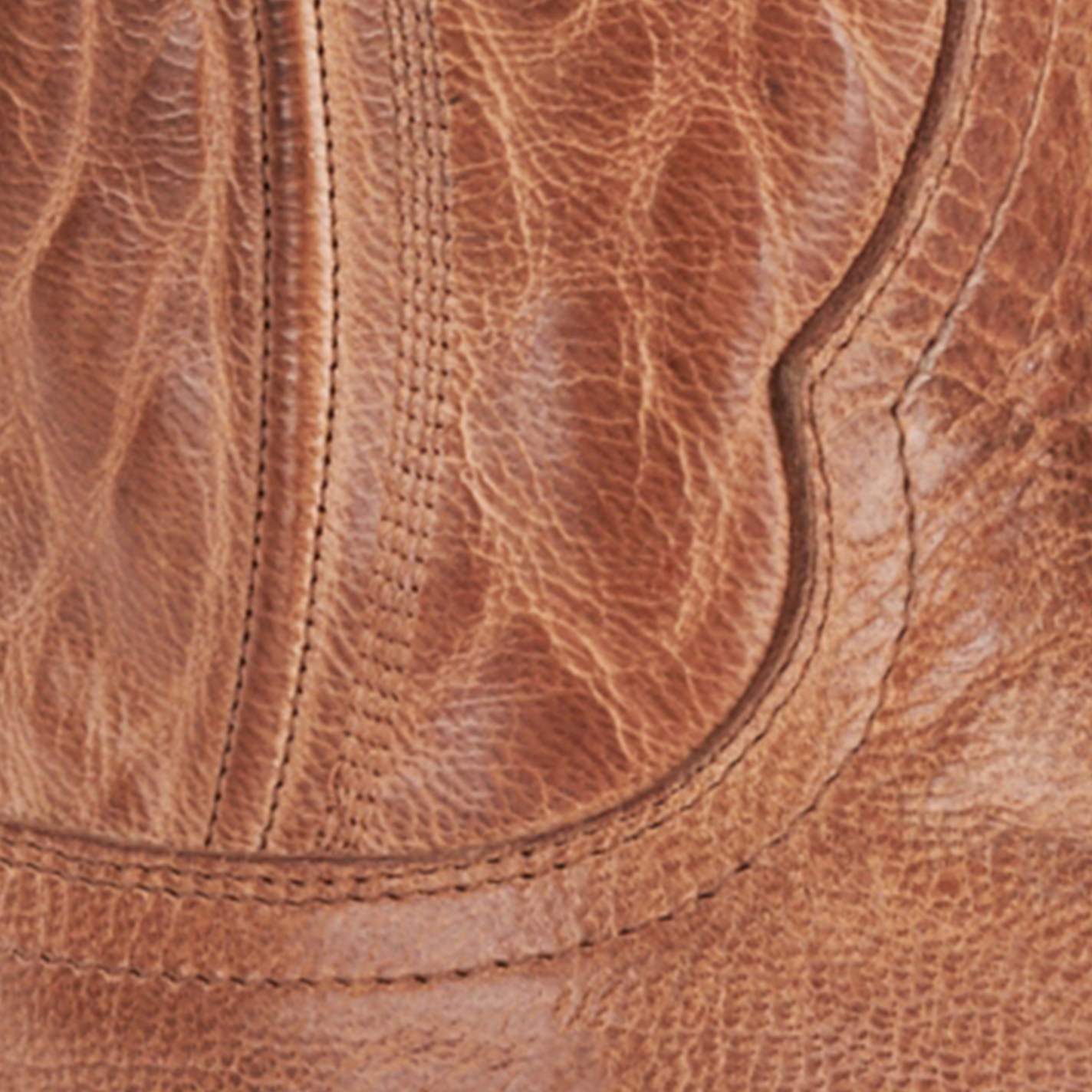 JRC & Sons Men's Colton Mad Dog Goat Leather Round Toe Cowboy Boot in Tan - Image 1