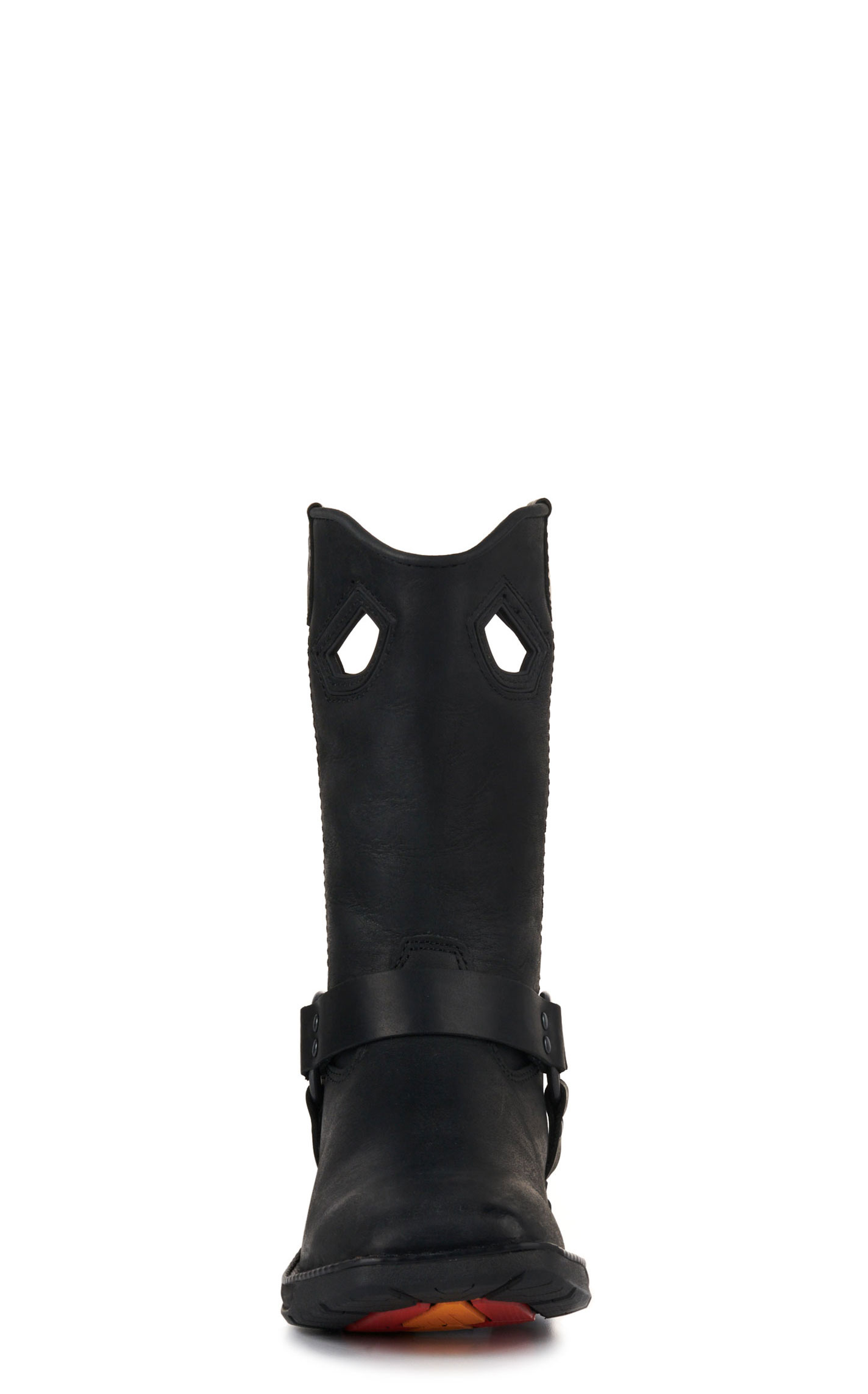 Double H Men's ICE Black Harness Wide Square Toe Cowboy Boots - Image 1