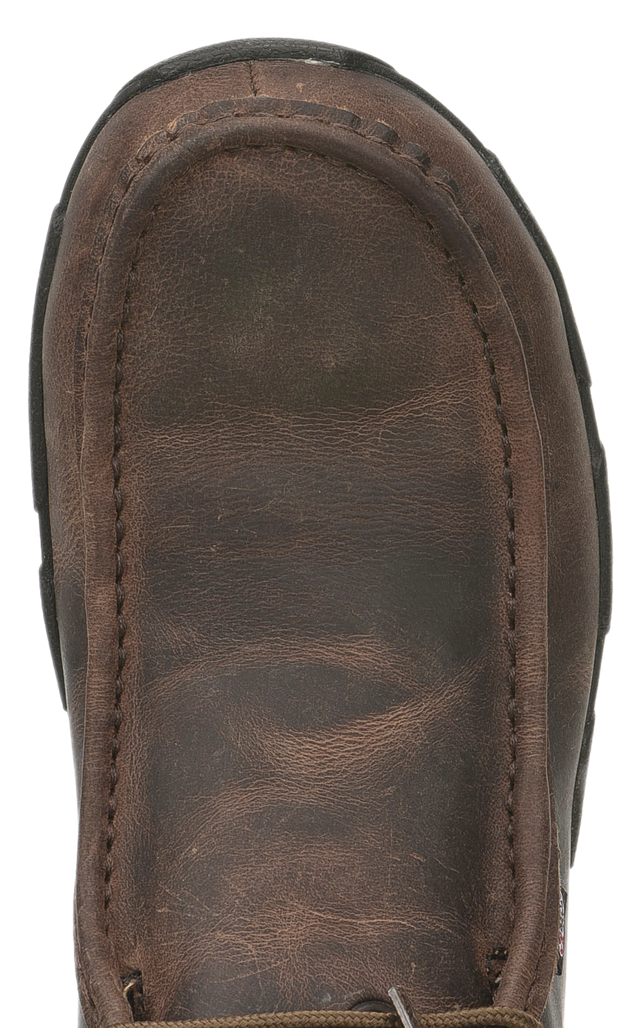 Justin Men's Cappie Dark Brown Driving Moc Toe Lace Up Casual Shoe - Image 1