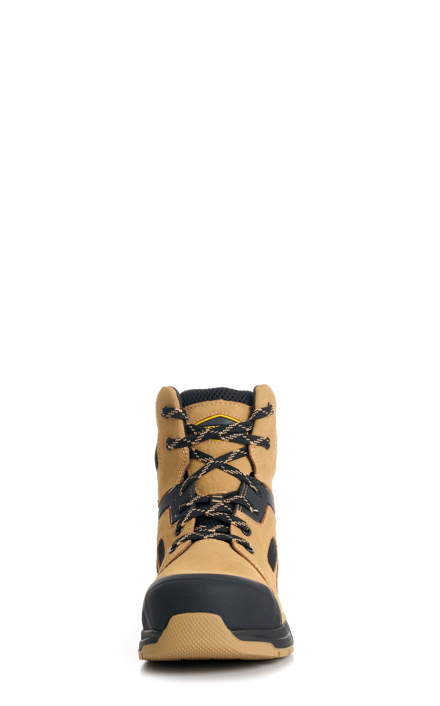 Terra Men’s Tan Suede and Black Cobalt 6” Composite Toe Safety Work Boots - Image 1