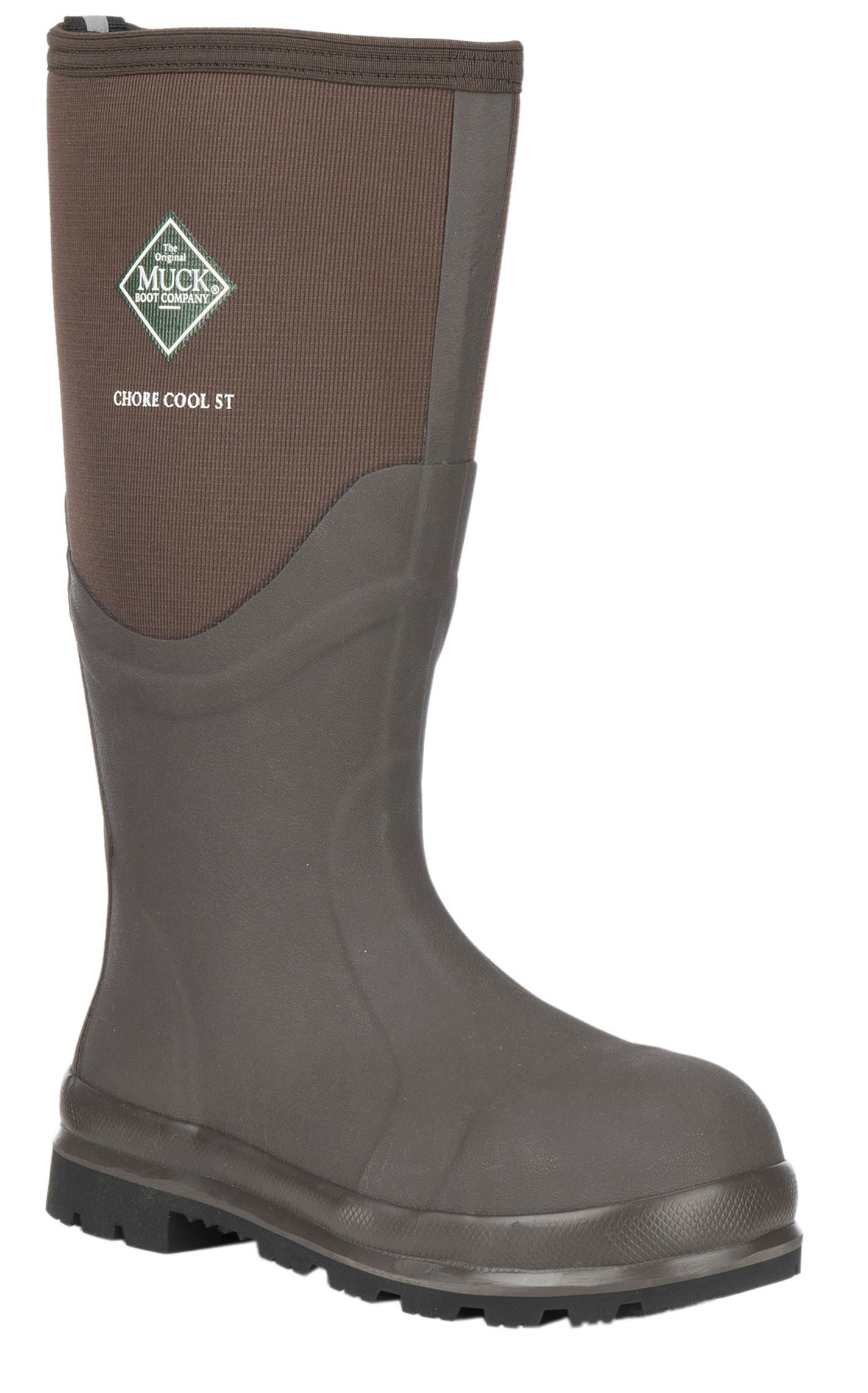 Muck Chore Classic Men's Brown XpressCool Waterproof Round Steel Toe Work Boots - Image 1