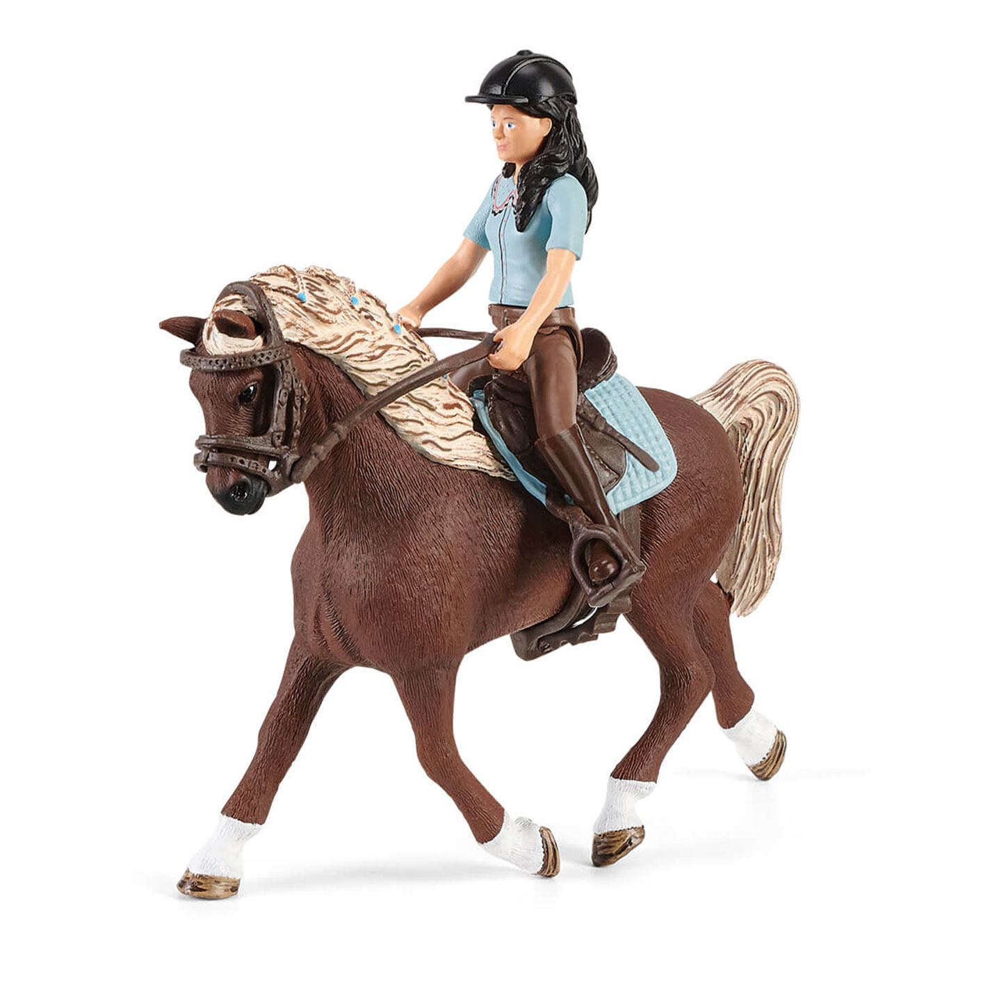 Schleich Washing Area Horse Club Emily & Luna Toy Set - Image 8