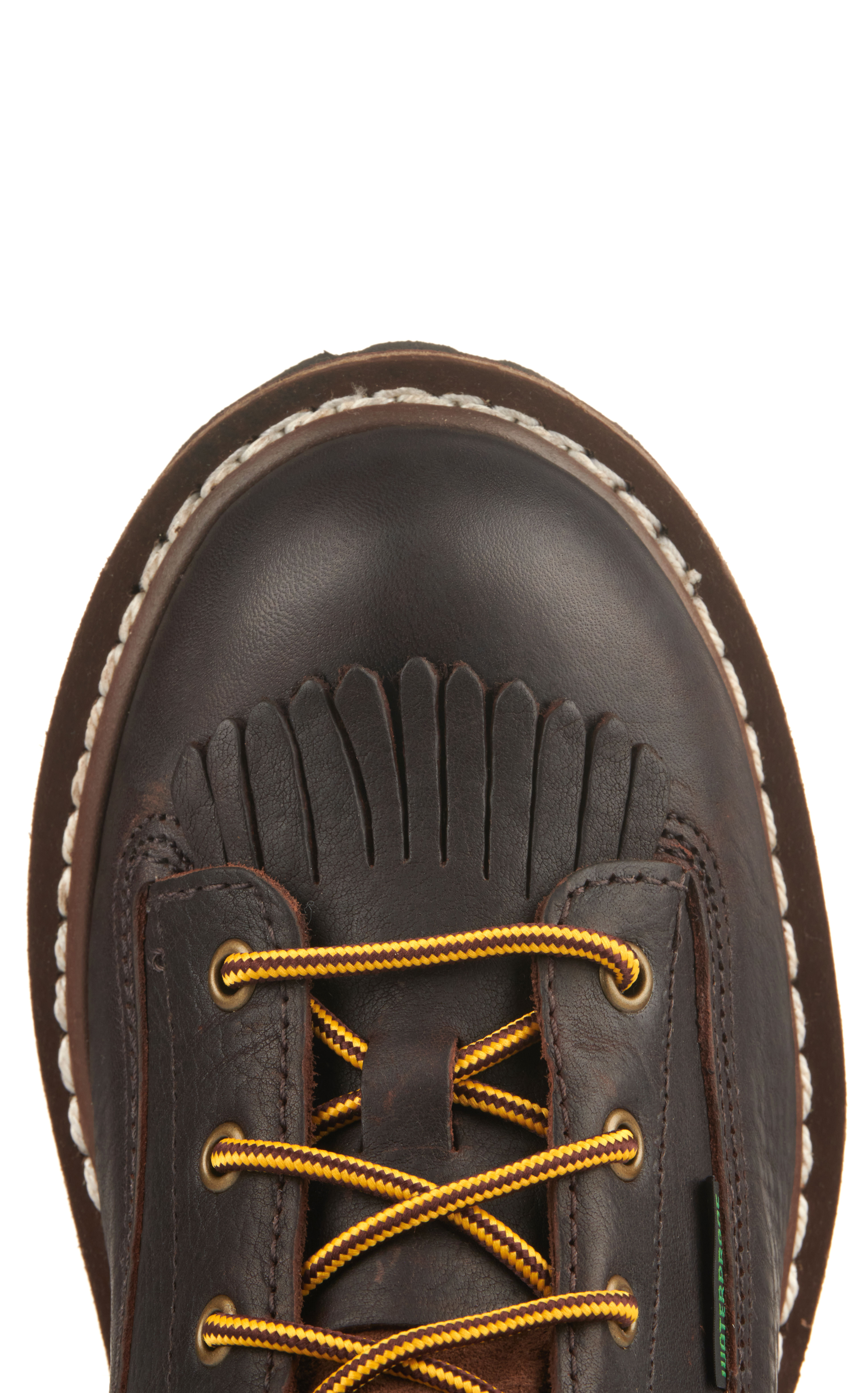 Georgia Men's Dark Brown Waterproof Round Toe Lace Up Logger Work Boots - Image 1