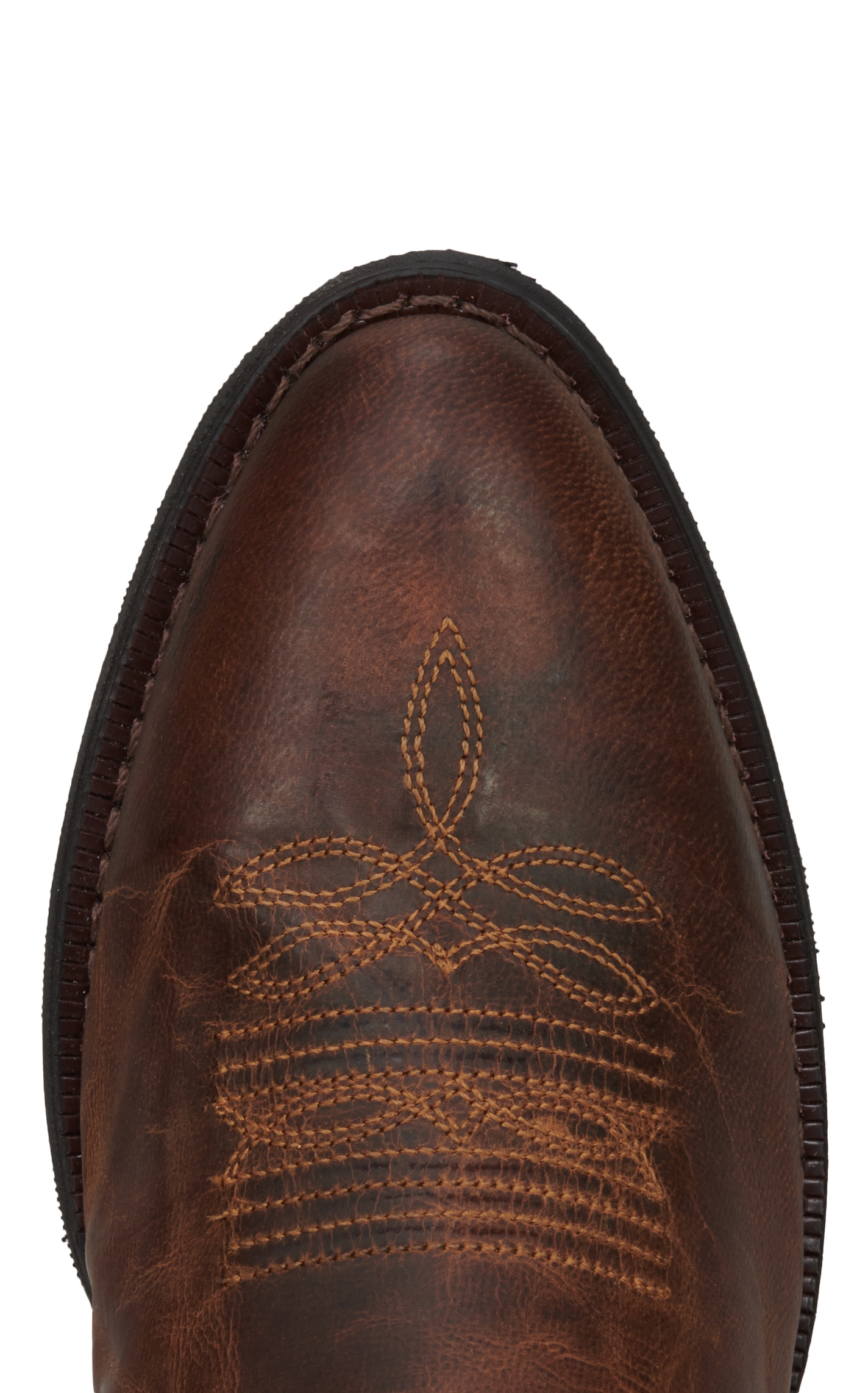 Laredo Men's Duster Tan Round Toe Cowboy Boots - Image 1