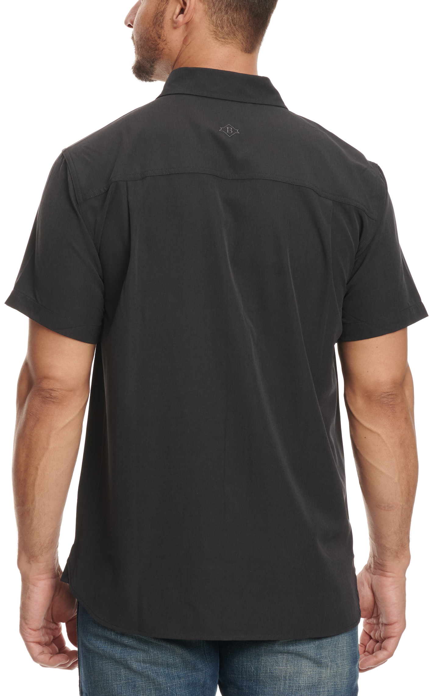 BURLEBO Men's Black Performance Shirt - Image 3