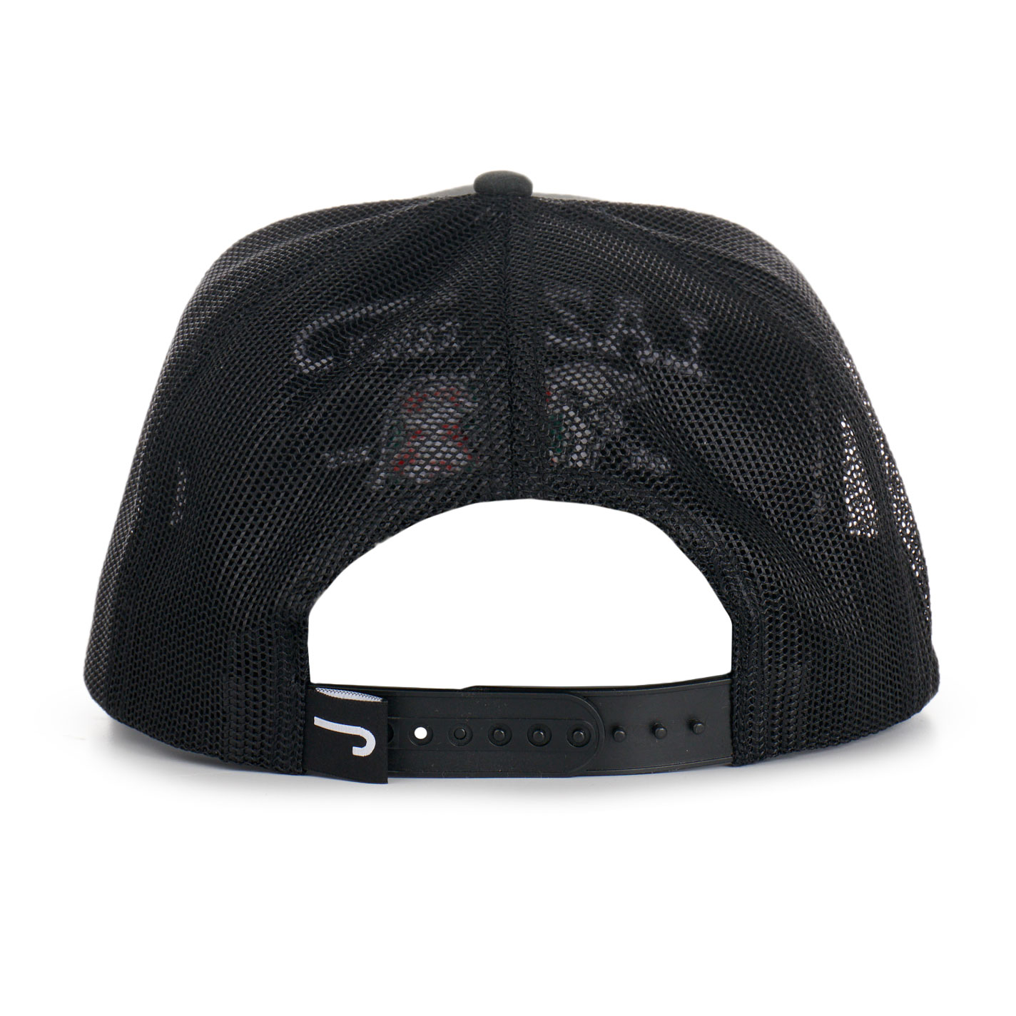 Lazy J Ranch Wear Alpine Heather Black Patch Flat Bill Cap - Image 1