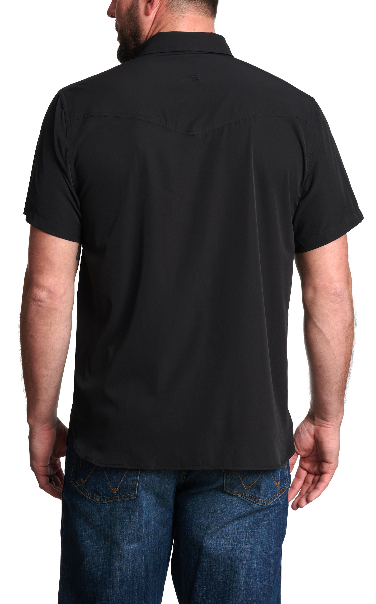 Burlebo Men's Black Performance Outdoor Shirt  - Image 1
