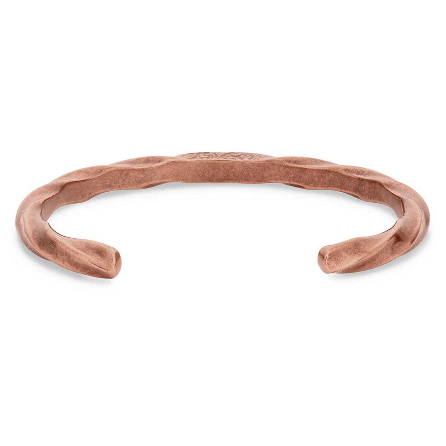 Montana Silversmiths Men's Copper Rustic Solstice Cuff Bracelet - Image 3