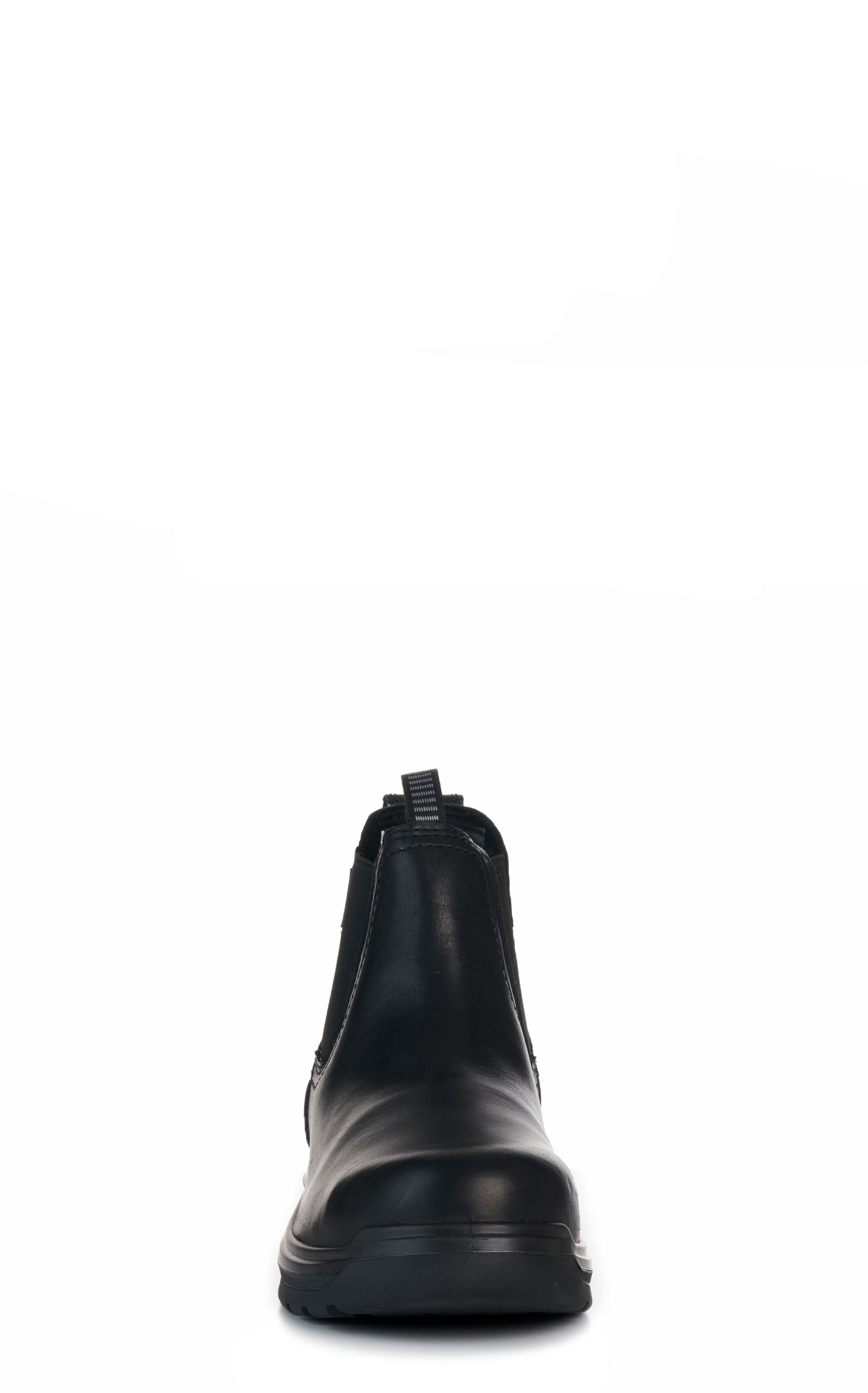 Ariat Men’s Turbo Black Waterproof Round Carbon Toe Chelsea Work Boots - Image 1