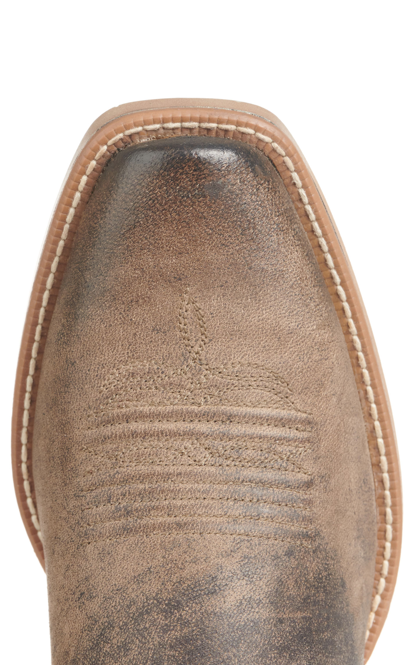 Ariat Men's Renegade Stone and Black Bantamweight Punchy Square Toe Cowboy Boots - Image 1