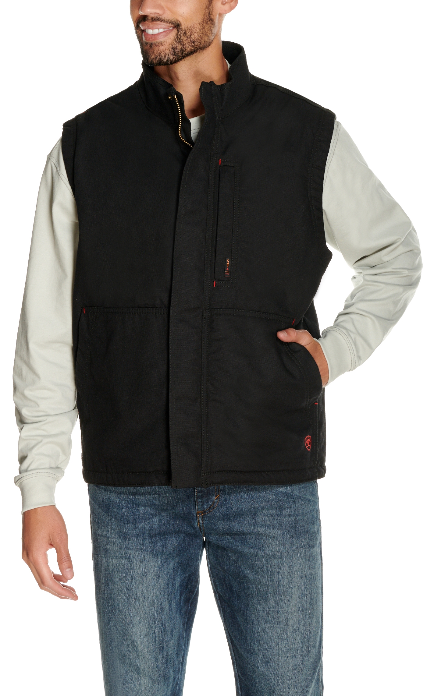 Ariat FR Black Workhorse Vest - Image 1