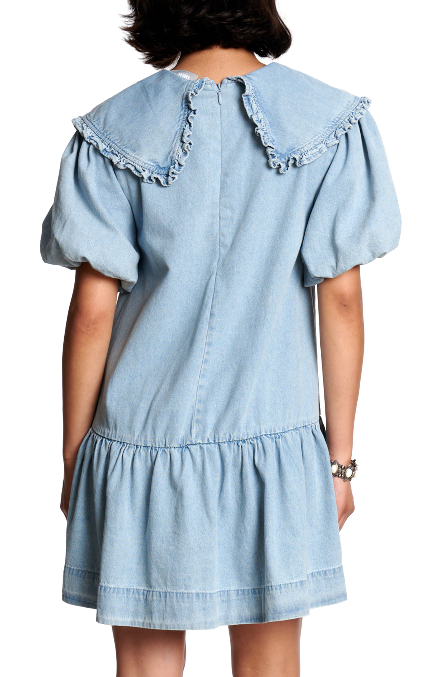 Blue B Women's Light Wash Denim Dress - Image 1