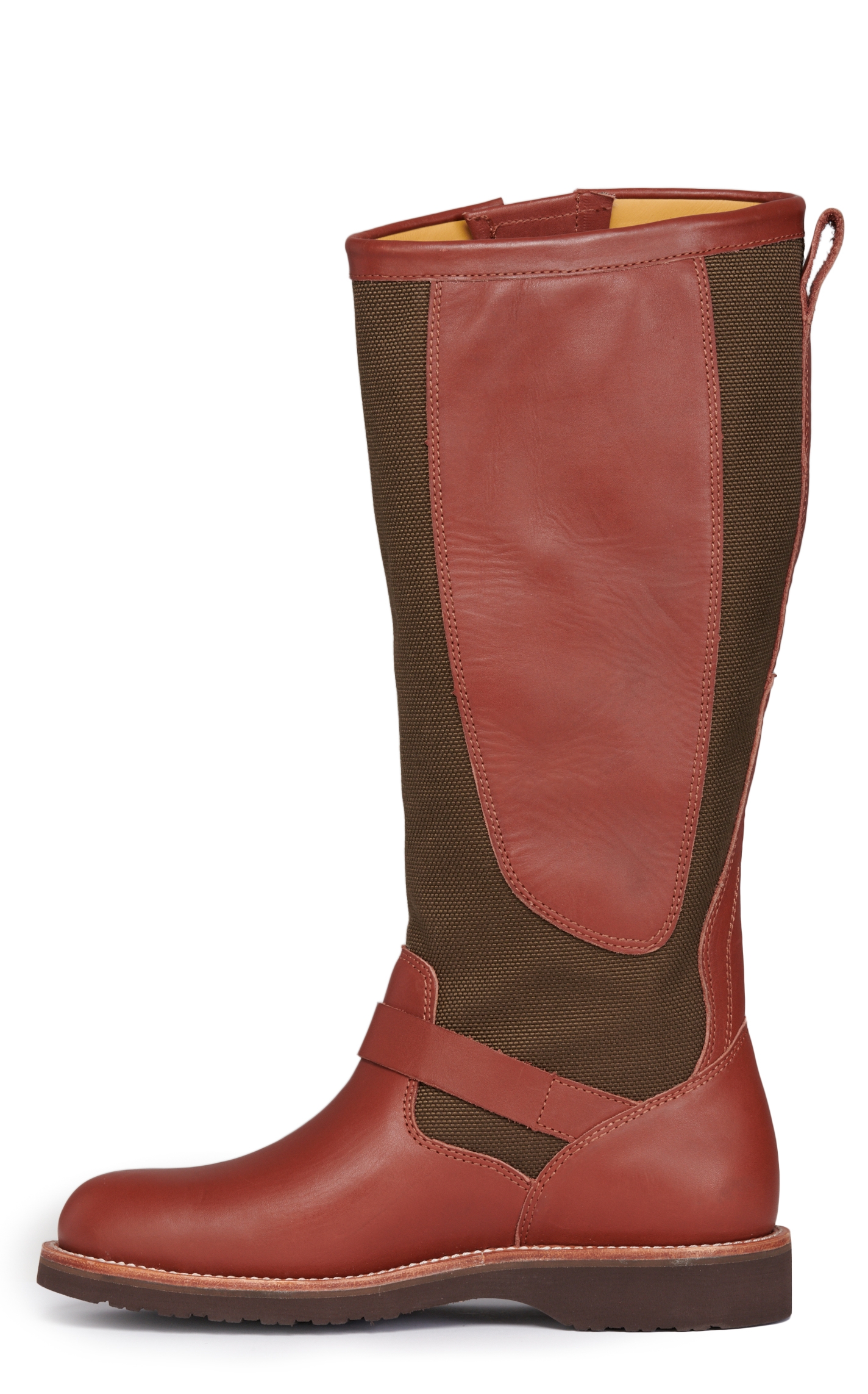 Chippewa Men's Descaro Oro Russet Brown & Espresso Round Toe Snake Boots - Image 1