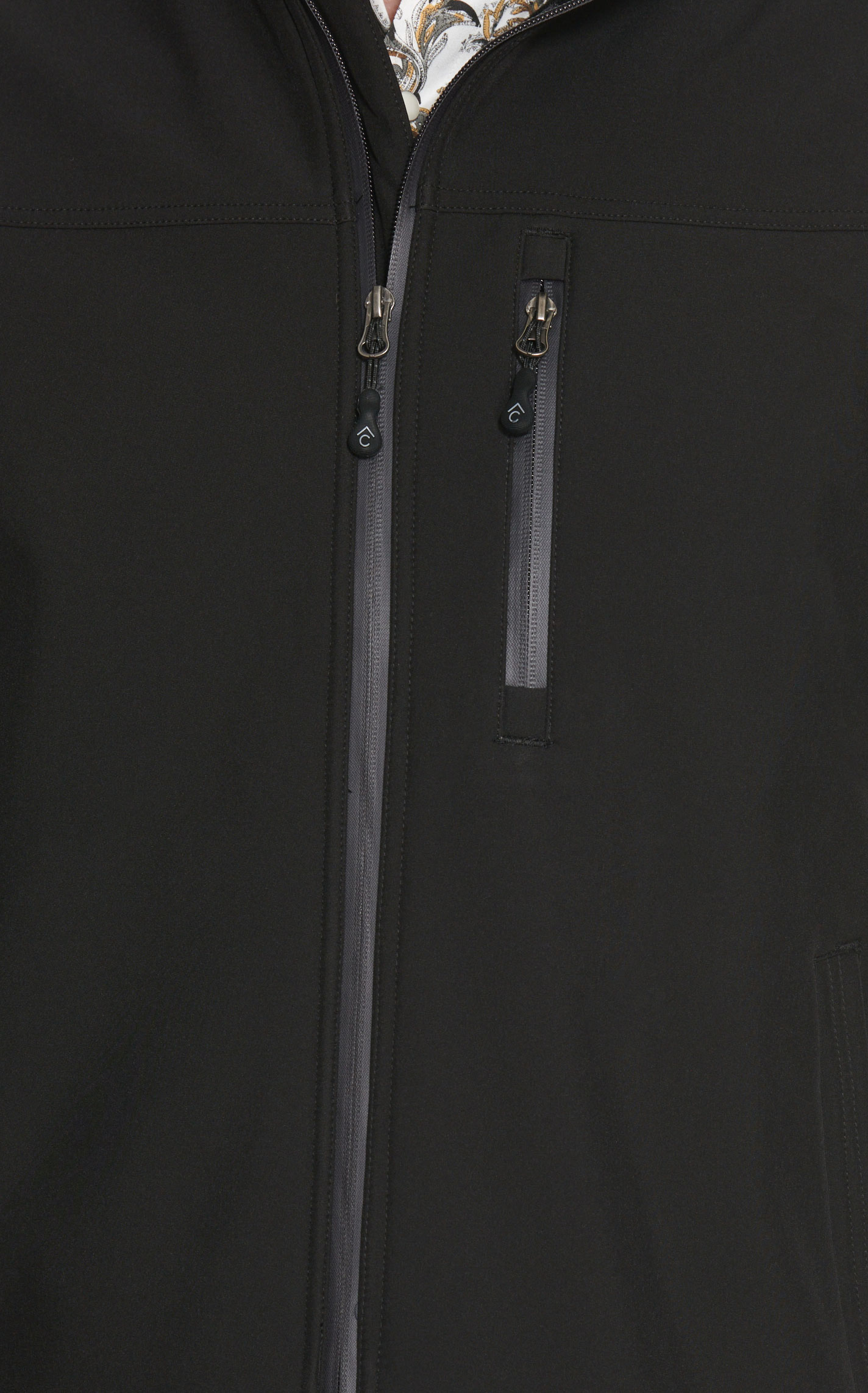 Rafter C Men's Black Bonded Vest - Image 1