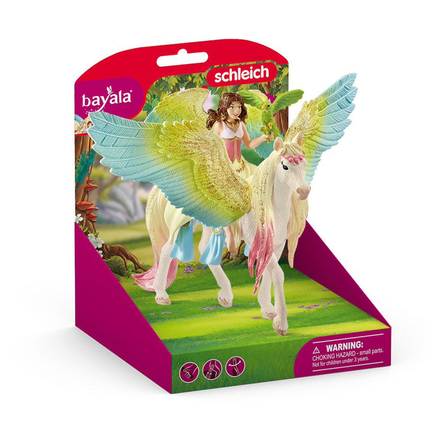 Schleich Fairy Surah With Glitter Pegasus 3pc Playset  - Image 1