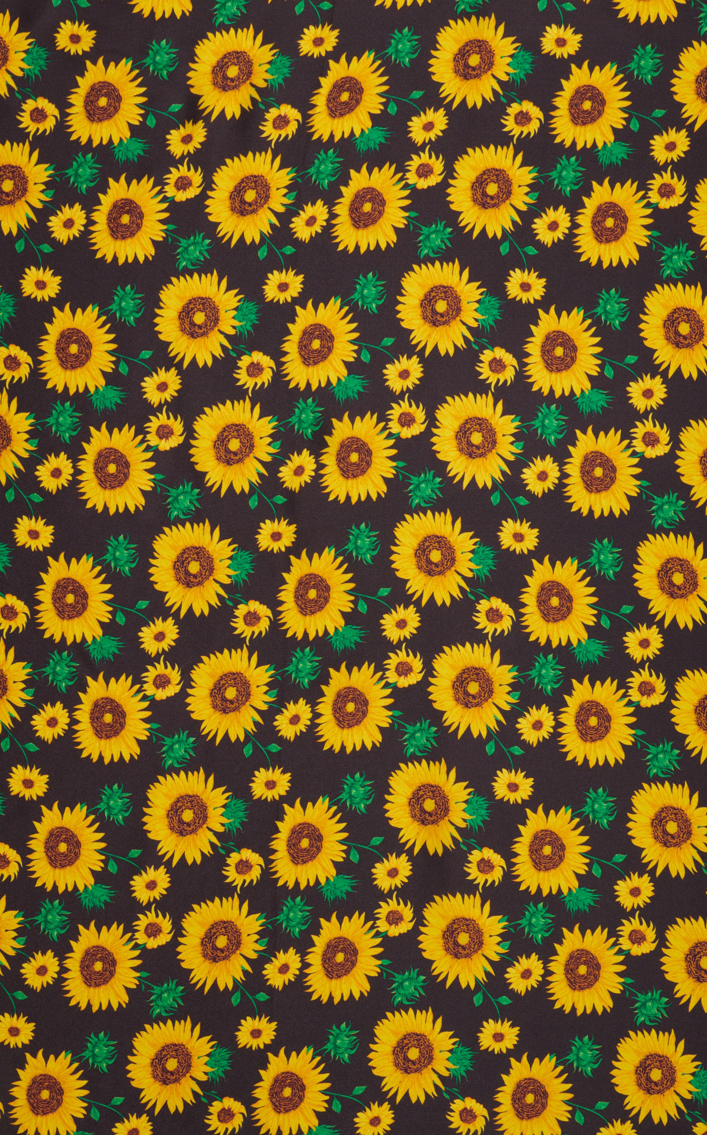 M&F Black Sunflowers Wild Rags Scarf - Image 1
