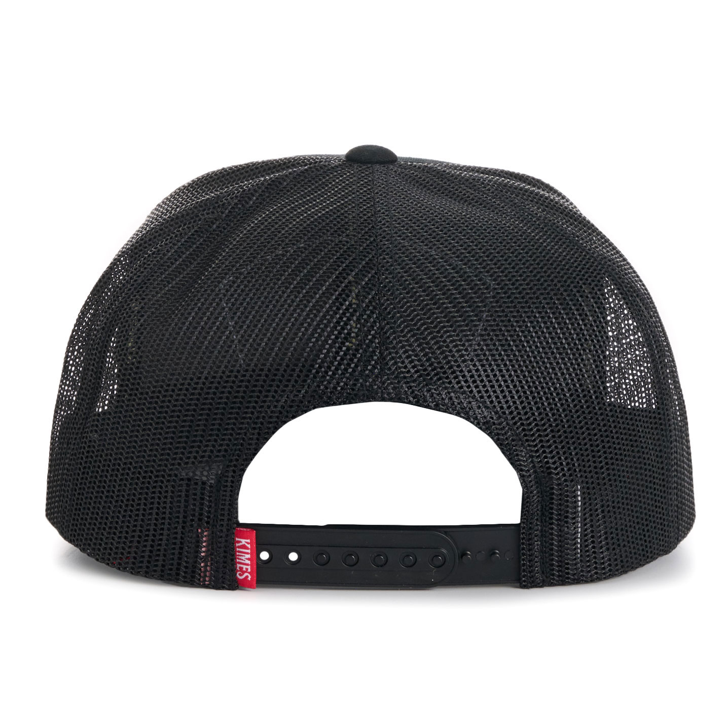 Kimes Ranch Men's Black & Black Leather Logo Patch Cap - Image 1