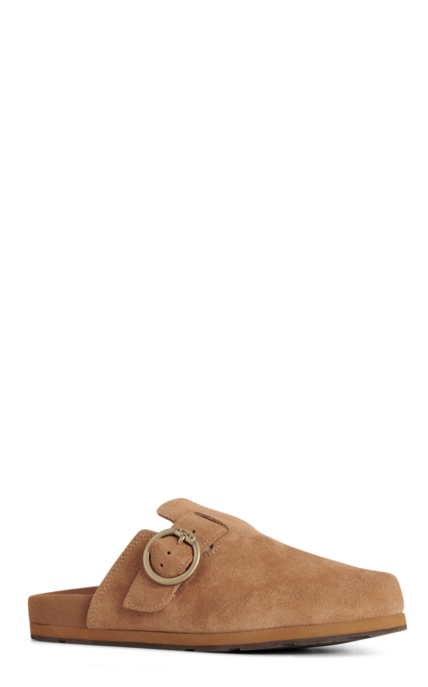 Ariat Women's Country Mule Camel Suede Casual Shoes - Image 1