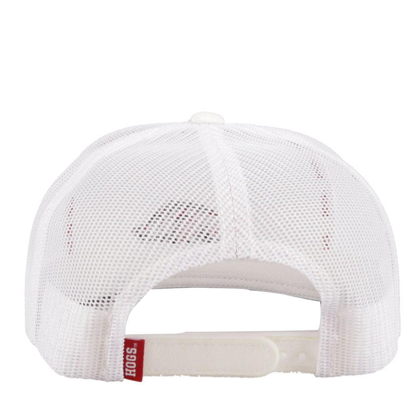 Hooey Collegiate Collection Men's White Arkansas Razorback Logo Cap - Image 1