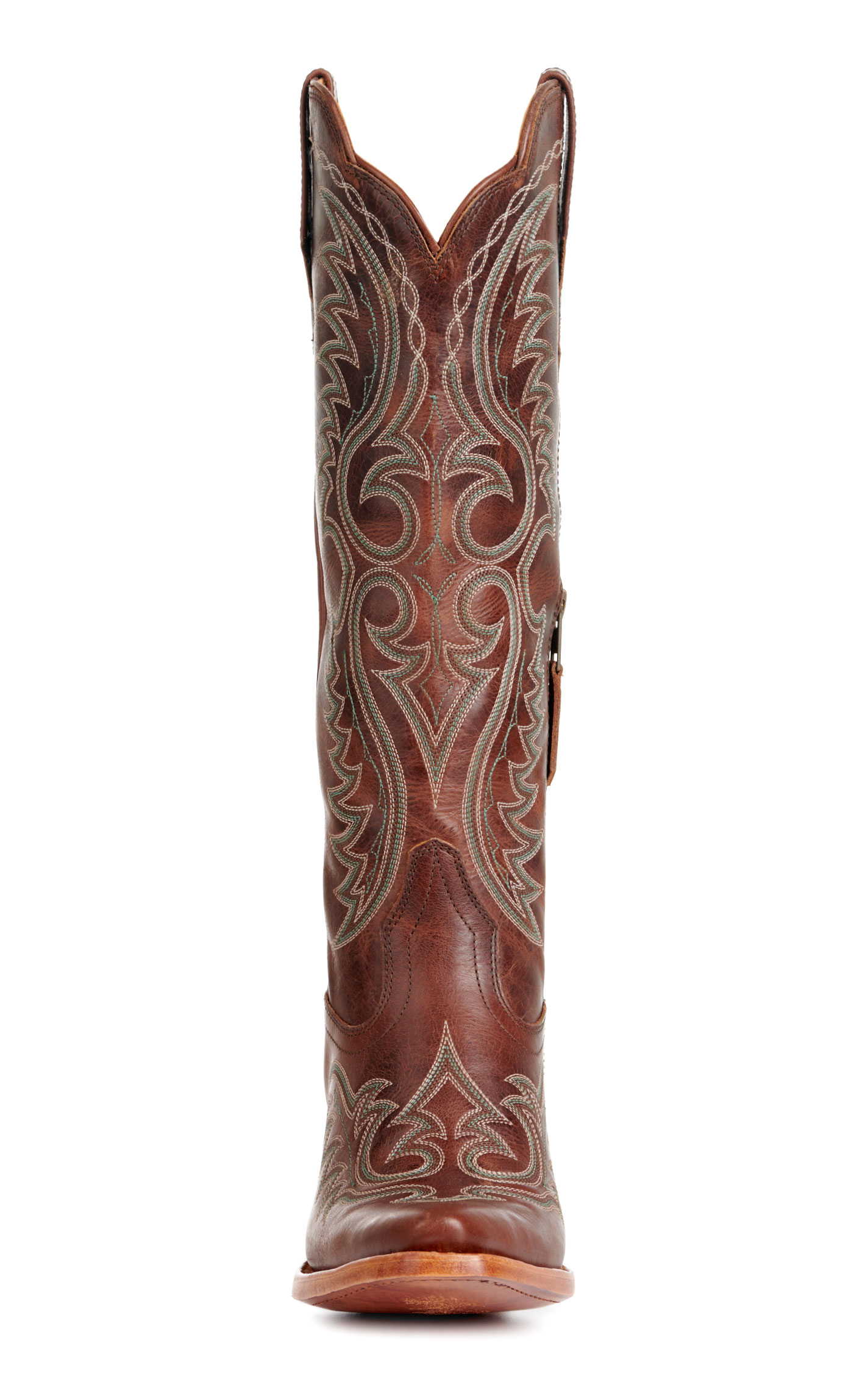 Durango Women's Crush Mahogany Snip Toe Tall Cowboy Boots - Image 1