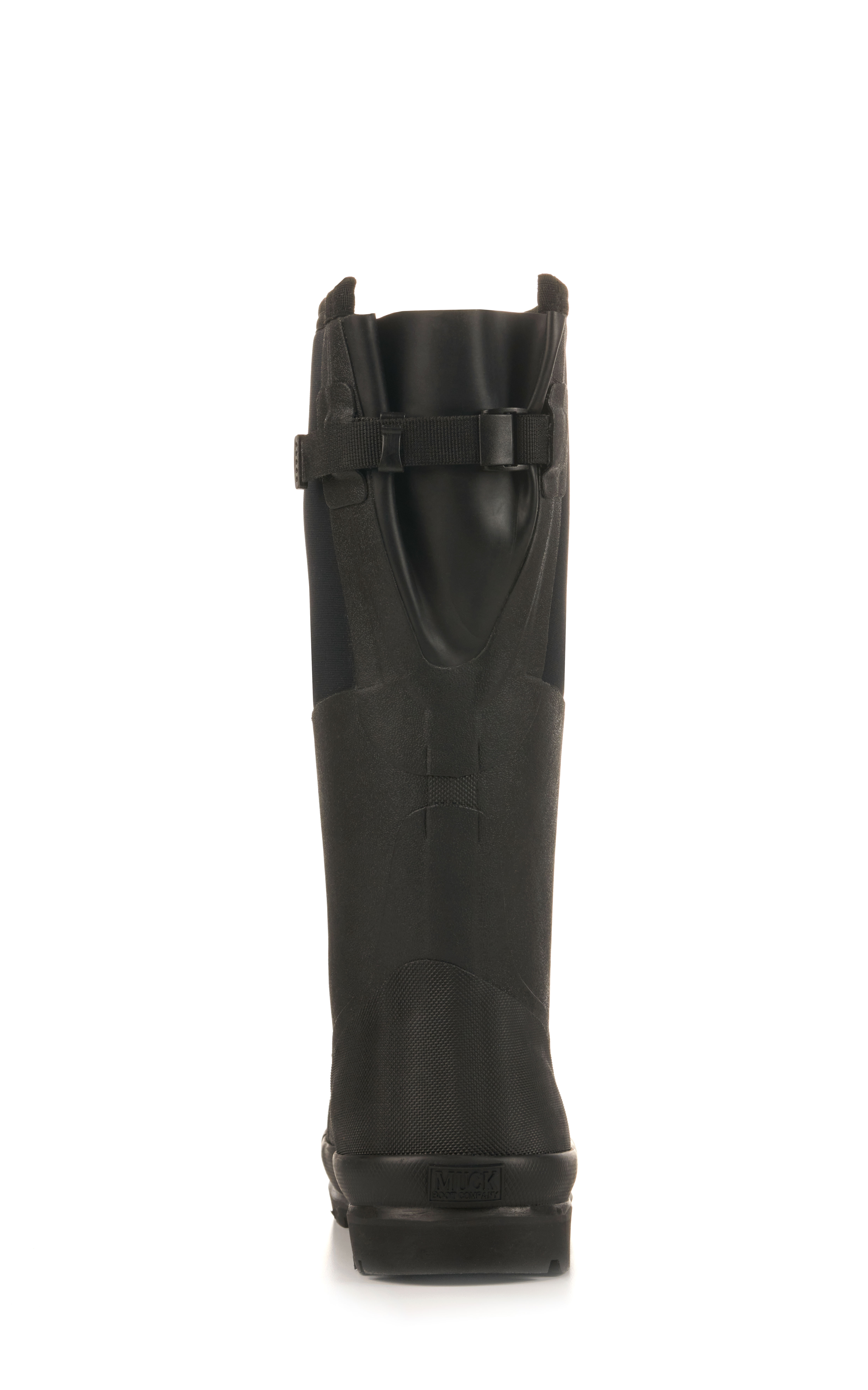 Muck Men's Chore Classic Black Waterproof Round Steel Toe Work Boots - Image 1