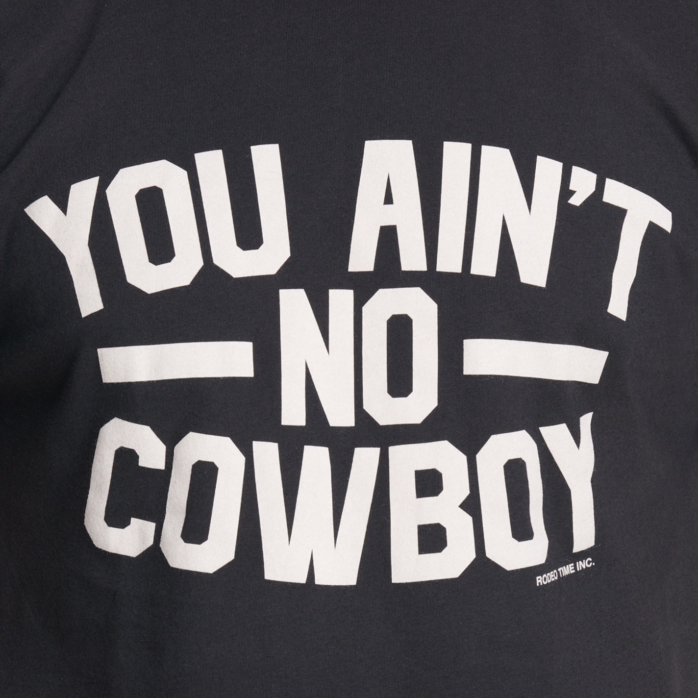 Rodeo Time Dale Brisby  Men's Yanc Heather Black Graphic T-Shirt - Image 1