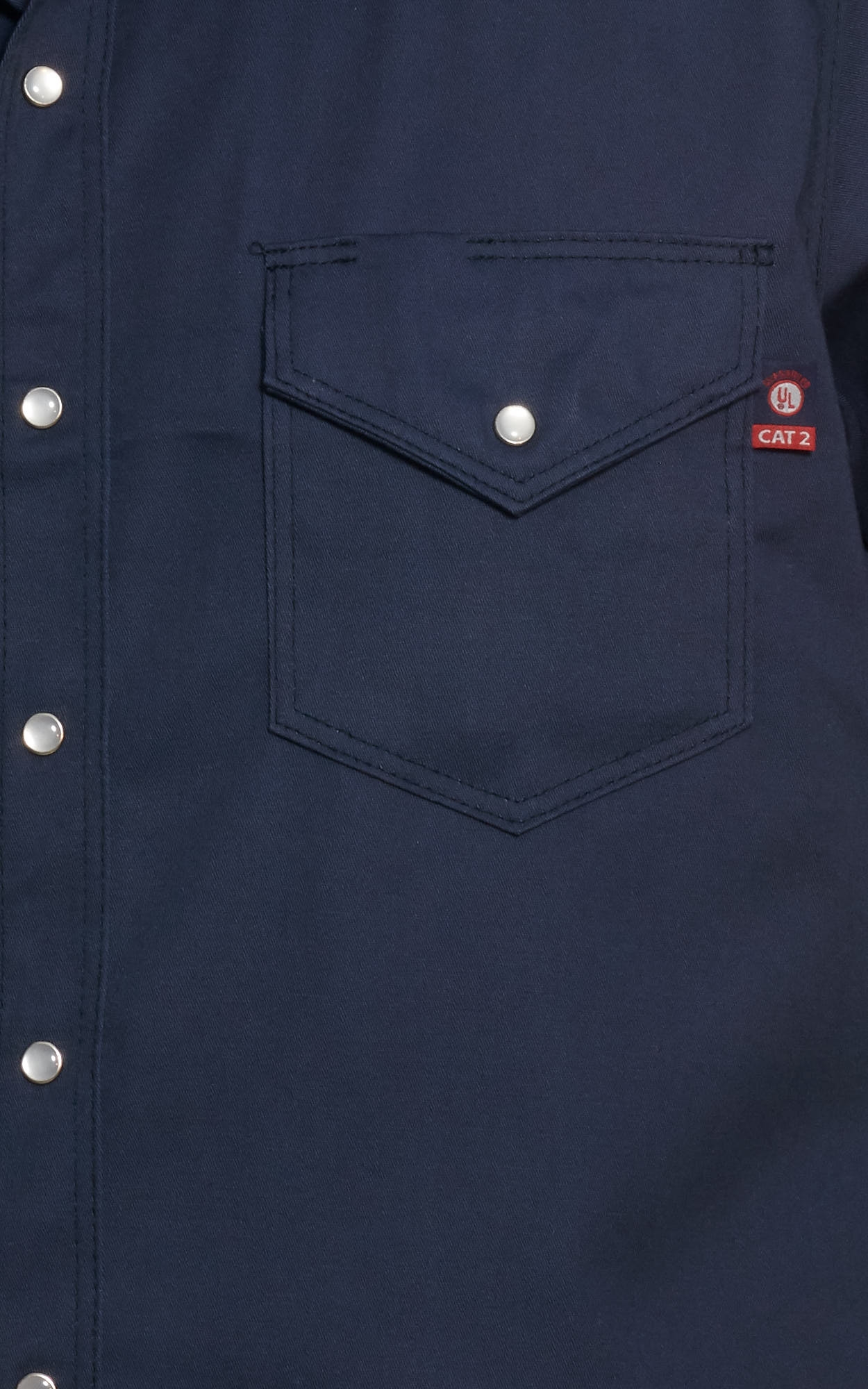 Lapco Navy Flame Resistant Workshirt - Big & Tall - Image 1